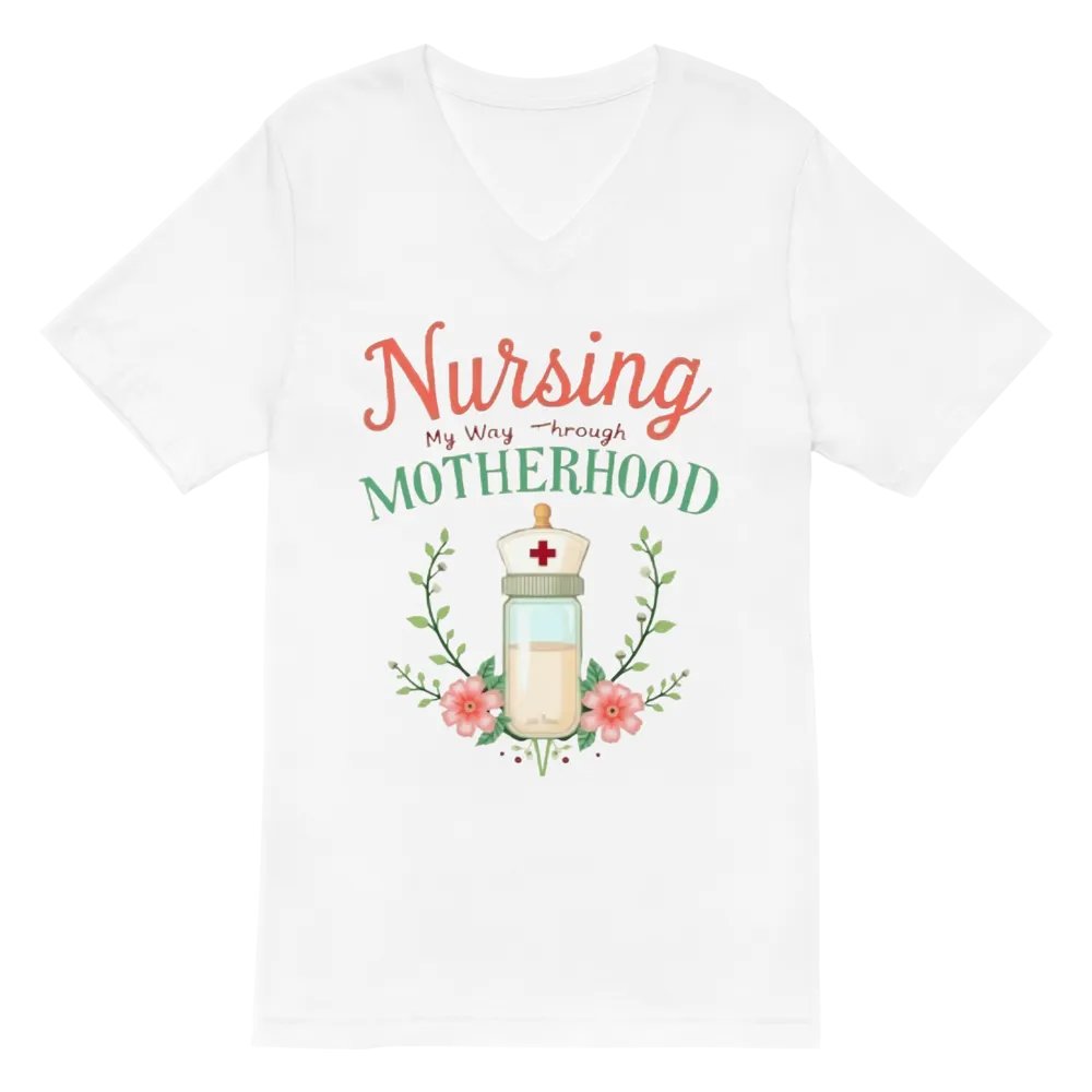Nurse Mom V-Neck Tee product image (6)