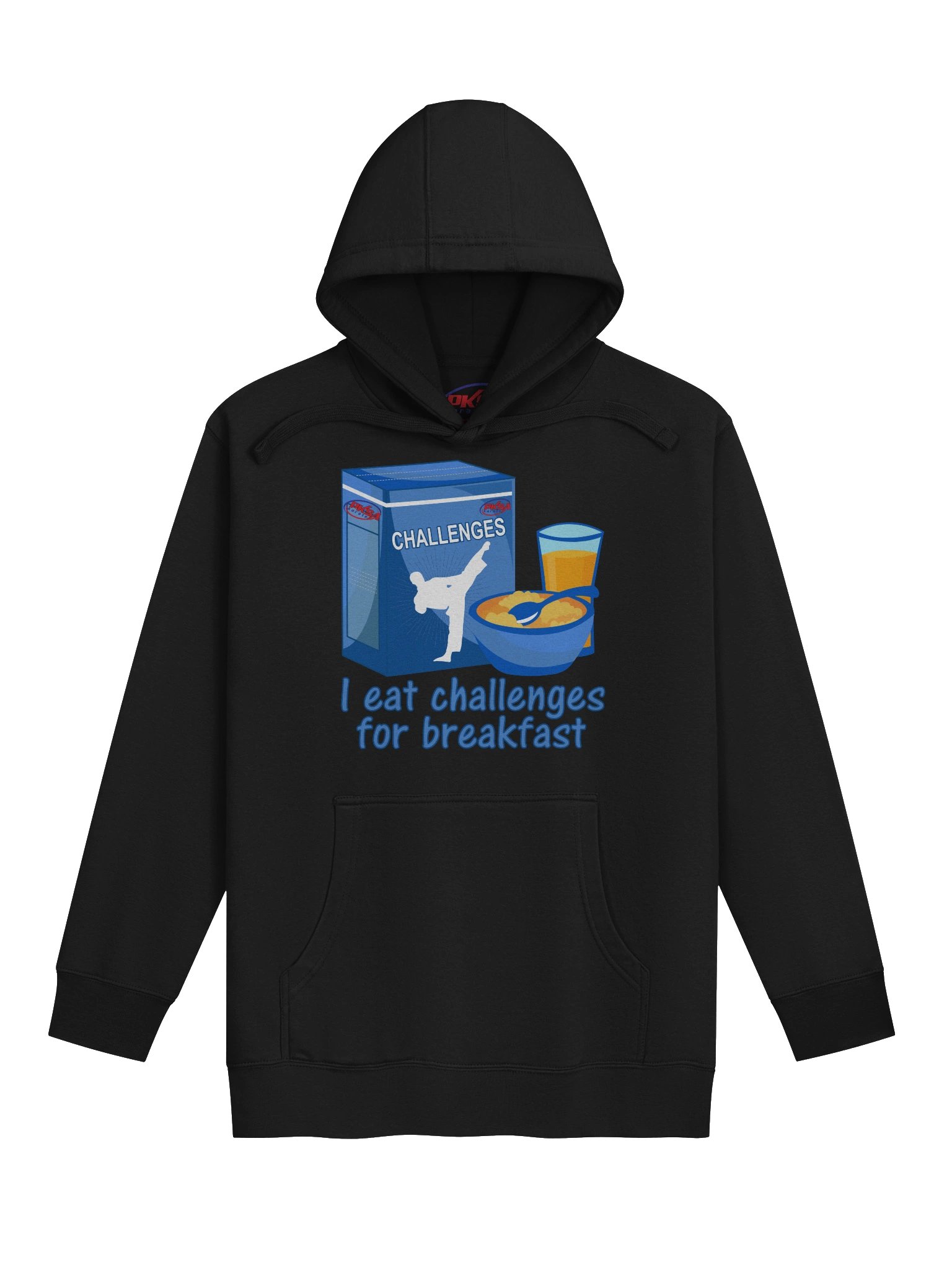 Adult Hoodie: I Eat Challenges For Breakfast product image (1)