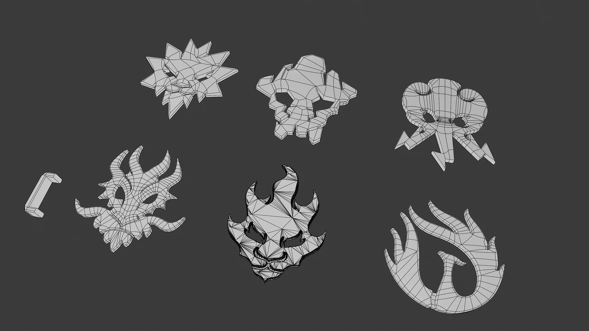 Ninjago - Ninja Emblems model files product image (10)