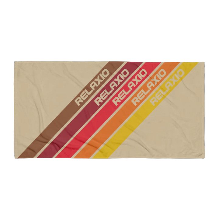Chic 80s Lines Towel product image (1)