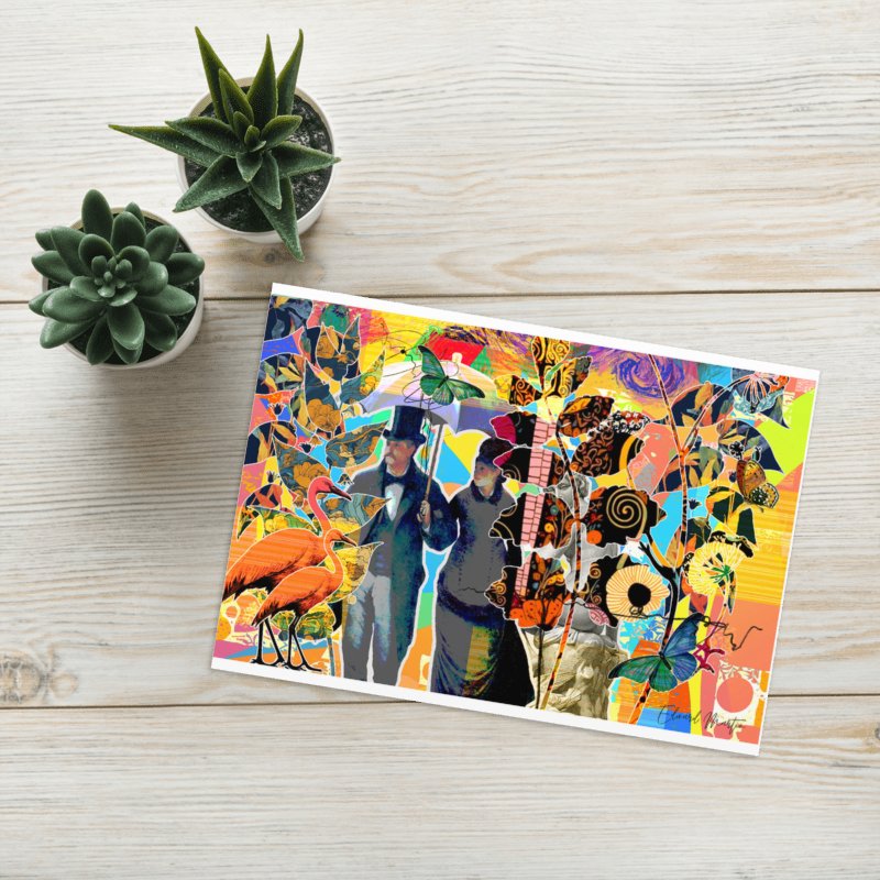 Surreal Umbrella Fantasy Greeting Card product image (2)