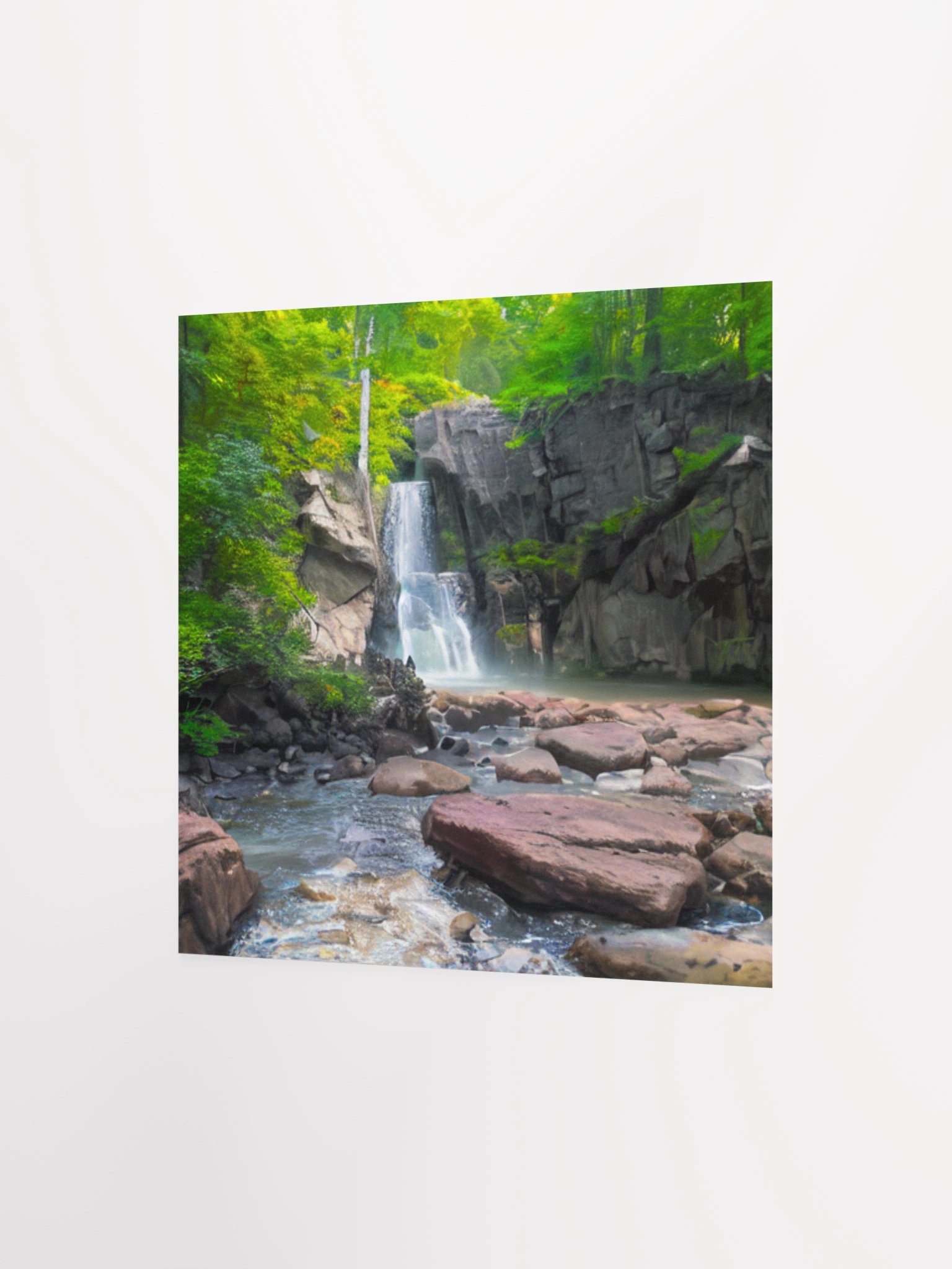 Tranquil Cascading Waters Poster product image (8)