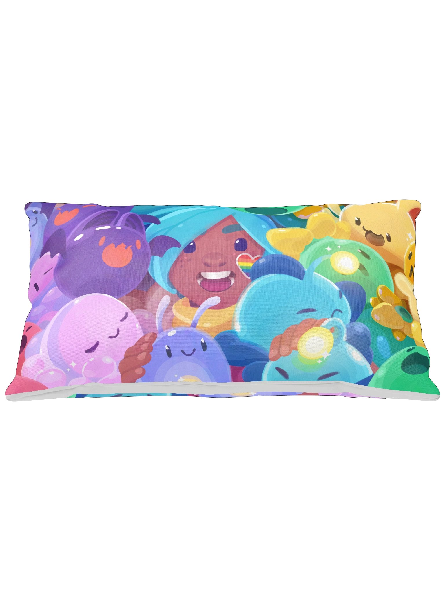 Cozy Slimes Throw Pillow product image (1)
