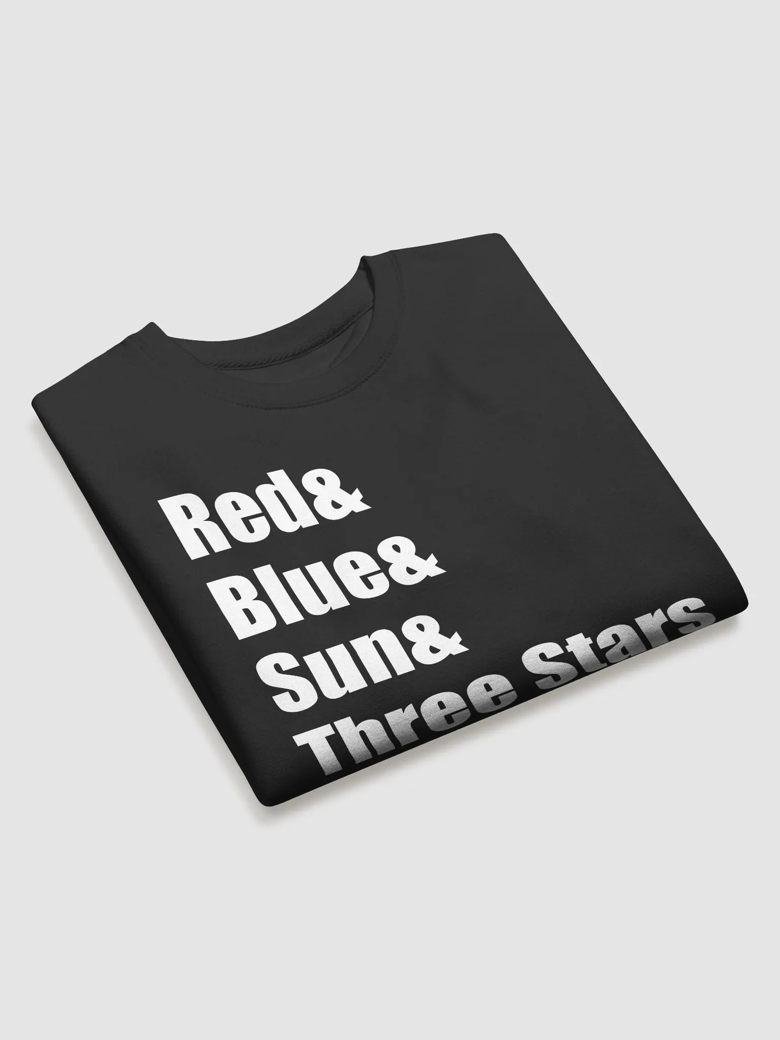 Red & Blue & Sun & Three Stars Sweatshirt product image (20)