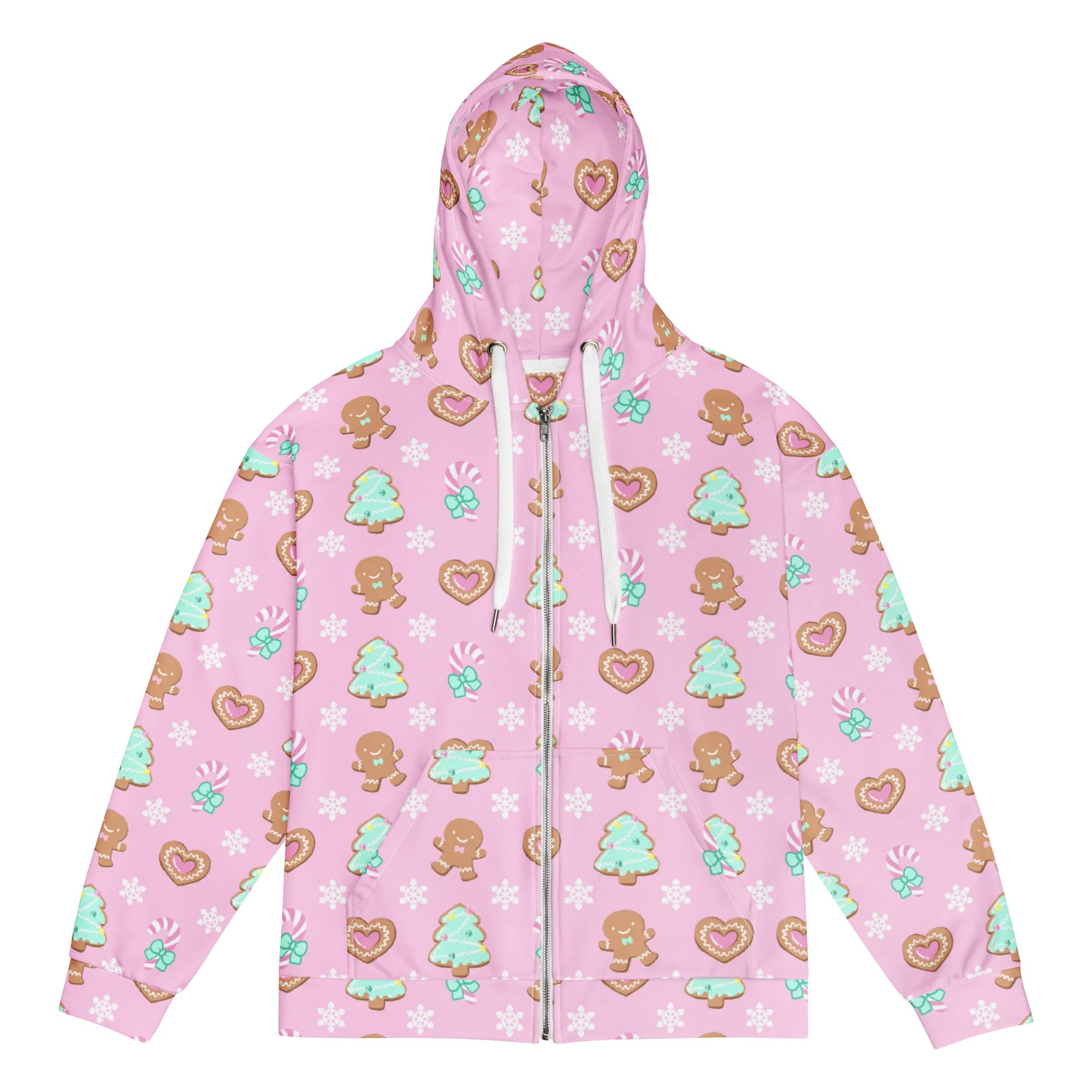 Cozy Gingerbread Zip Hoodie product image (1)