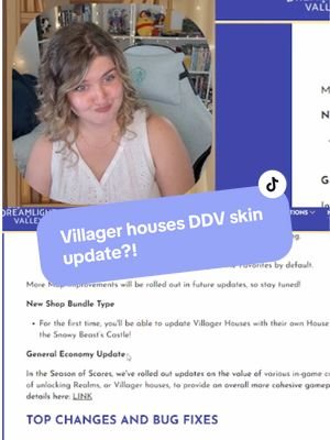 You mean to tell me VILLAGER HOUSES ARE GONNA BE GETTING SKINS?!?! @Disney Dreamlight Valley you have OUT DONE yourselves on this one!  Thank you for listening to us 🫶🏻 #disneydreamlightvalleycommunity #ddlvupdate #ddlvinspo #ddlvcreator ✨