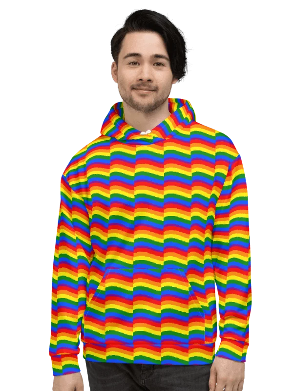 Rainbow hoodie product image (1)