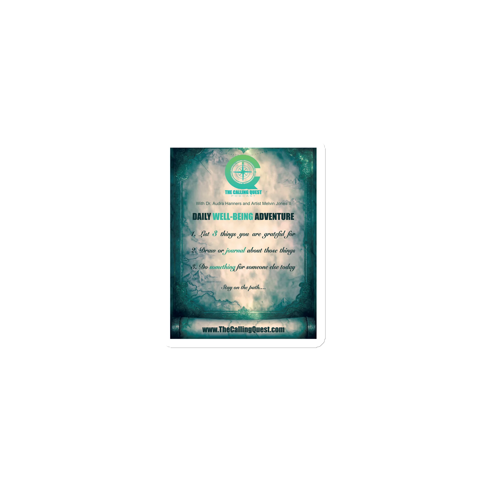 The Calling Quest Daily Well-Being Adventure Magnet product image (1)