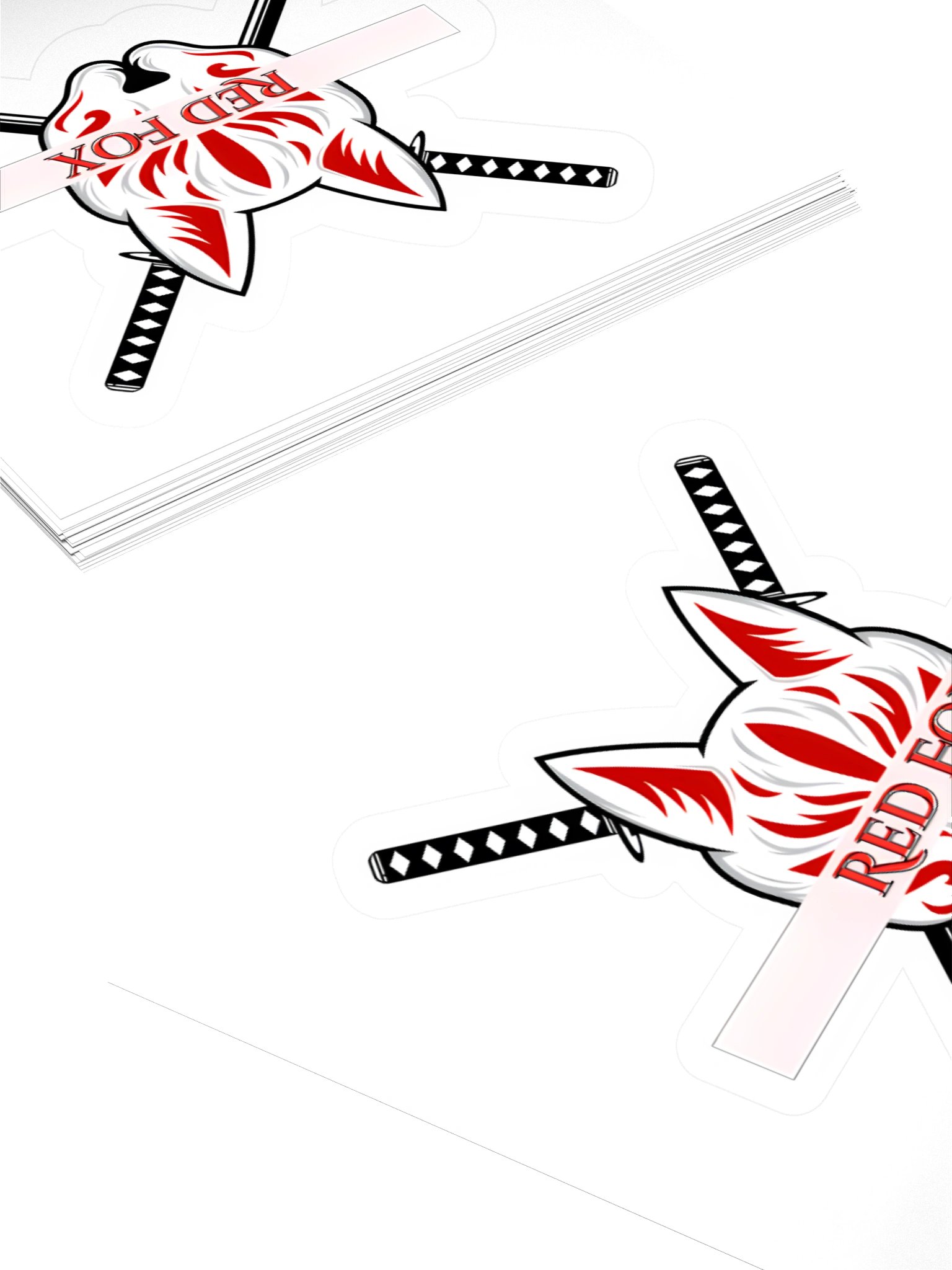 Red Fox Warrior Sticker product image (8)