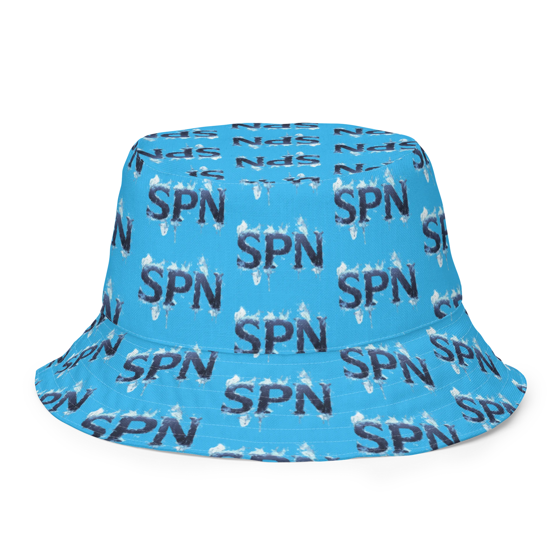 Cyan Creature Tile Reversible Bucket Hat product image (7)