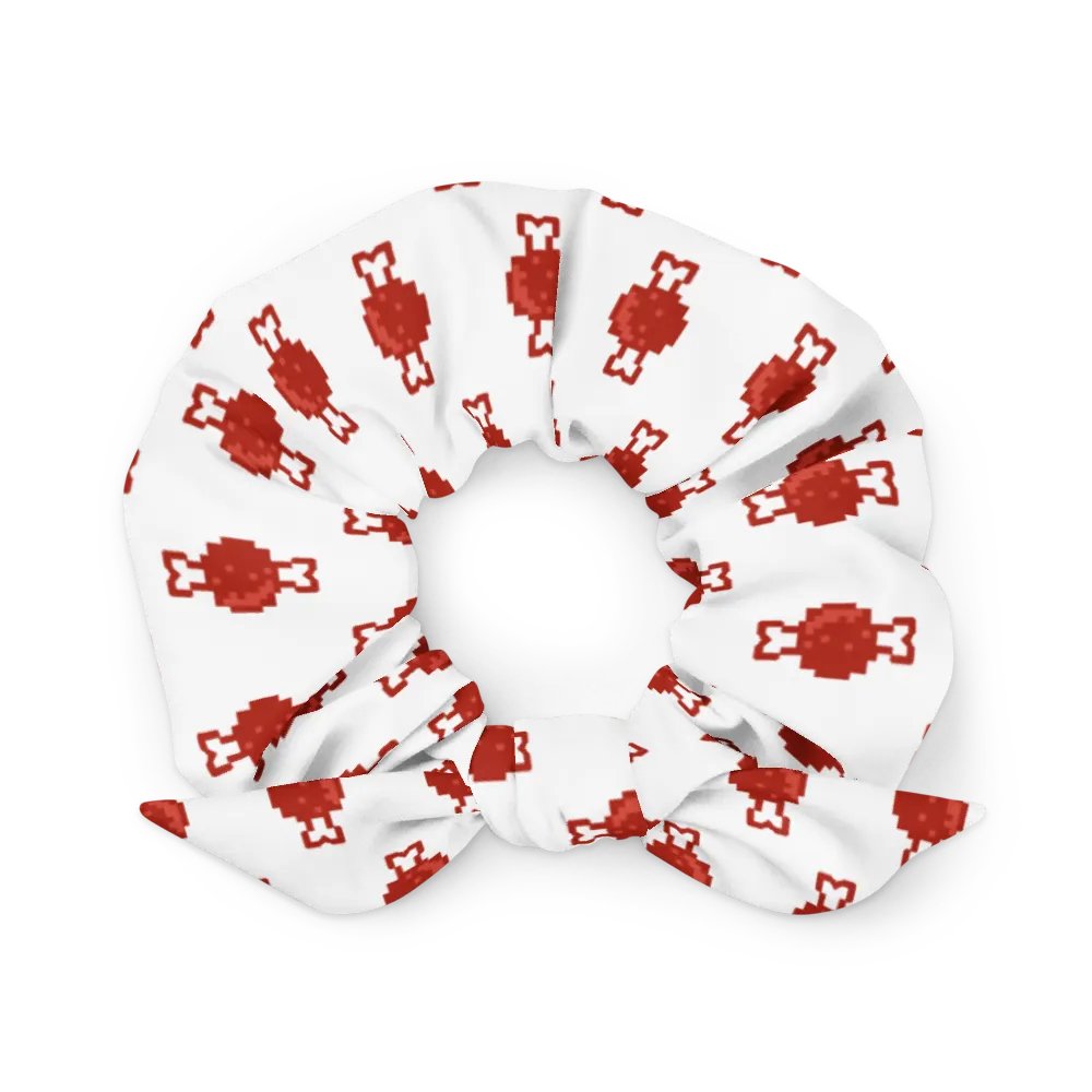 Meatstick Scrunchie White product image (1)