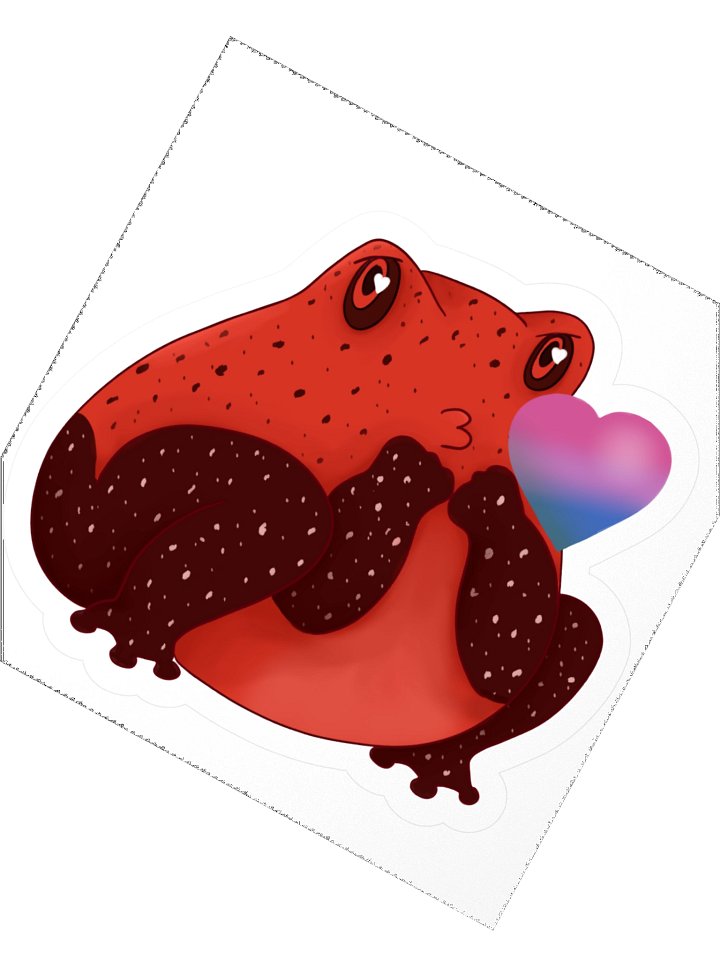 Bisexual Pride Frog Kiss product image (6)