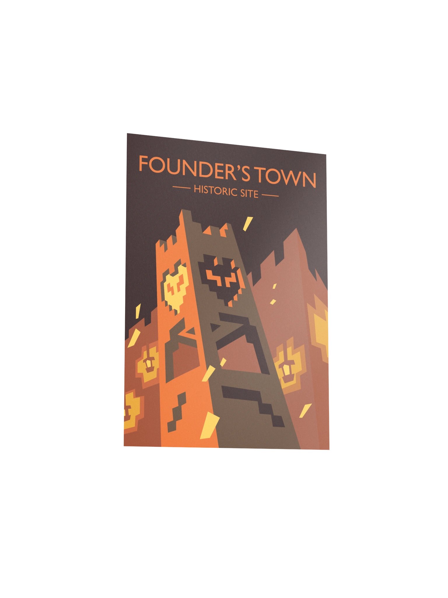 UHCG Founder's Town Poster product image (3)