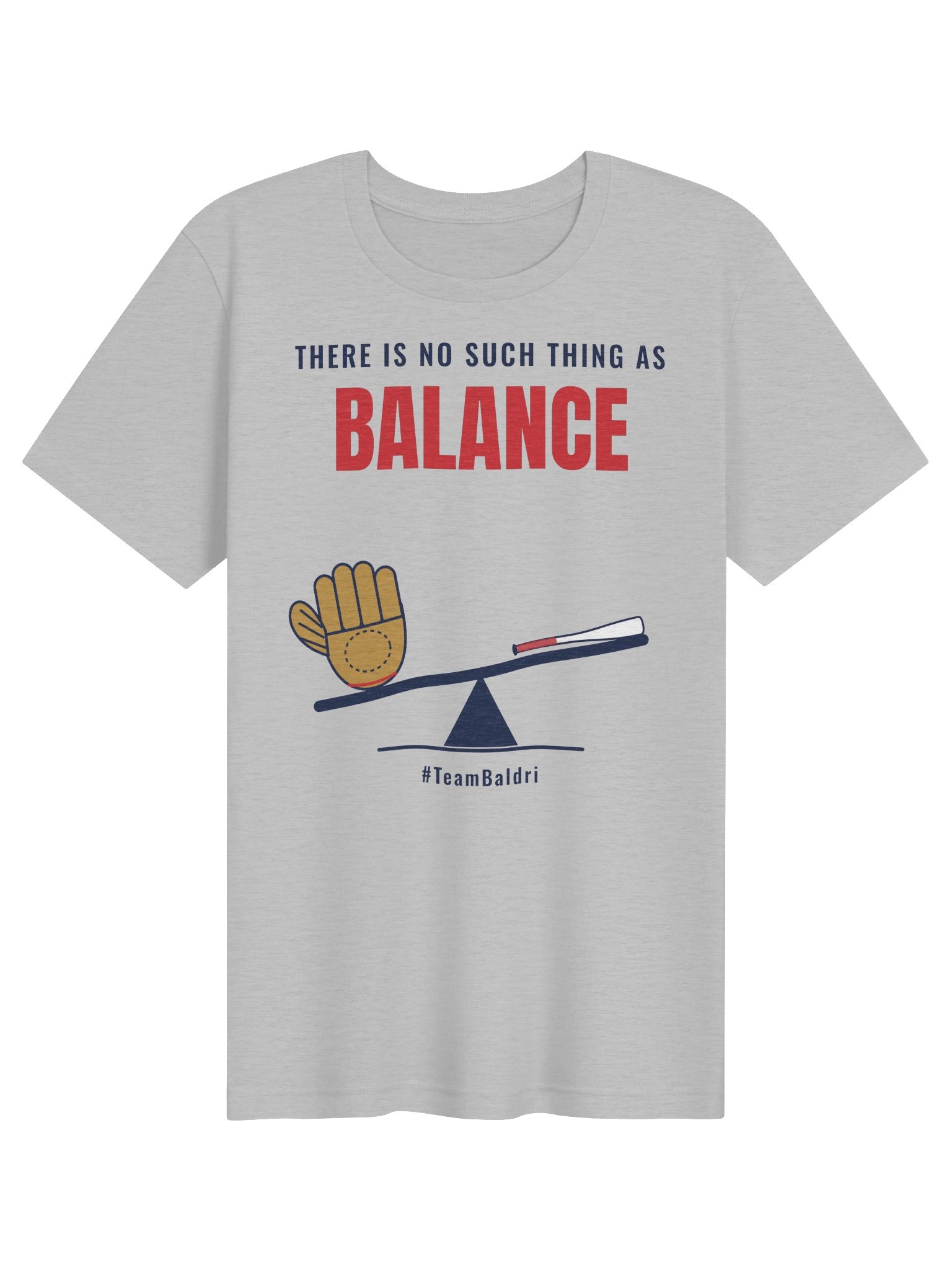 No Such Thing As Balance Tee - White/Cream/Gray product image (1)