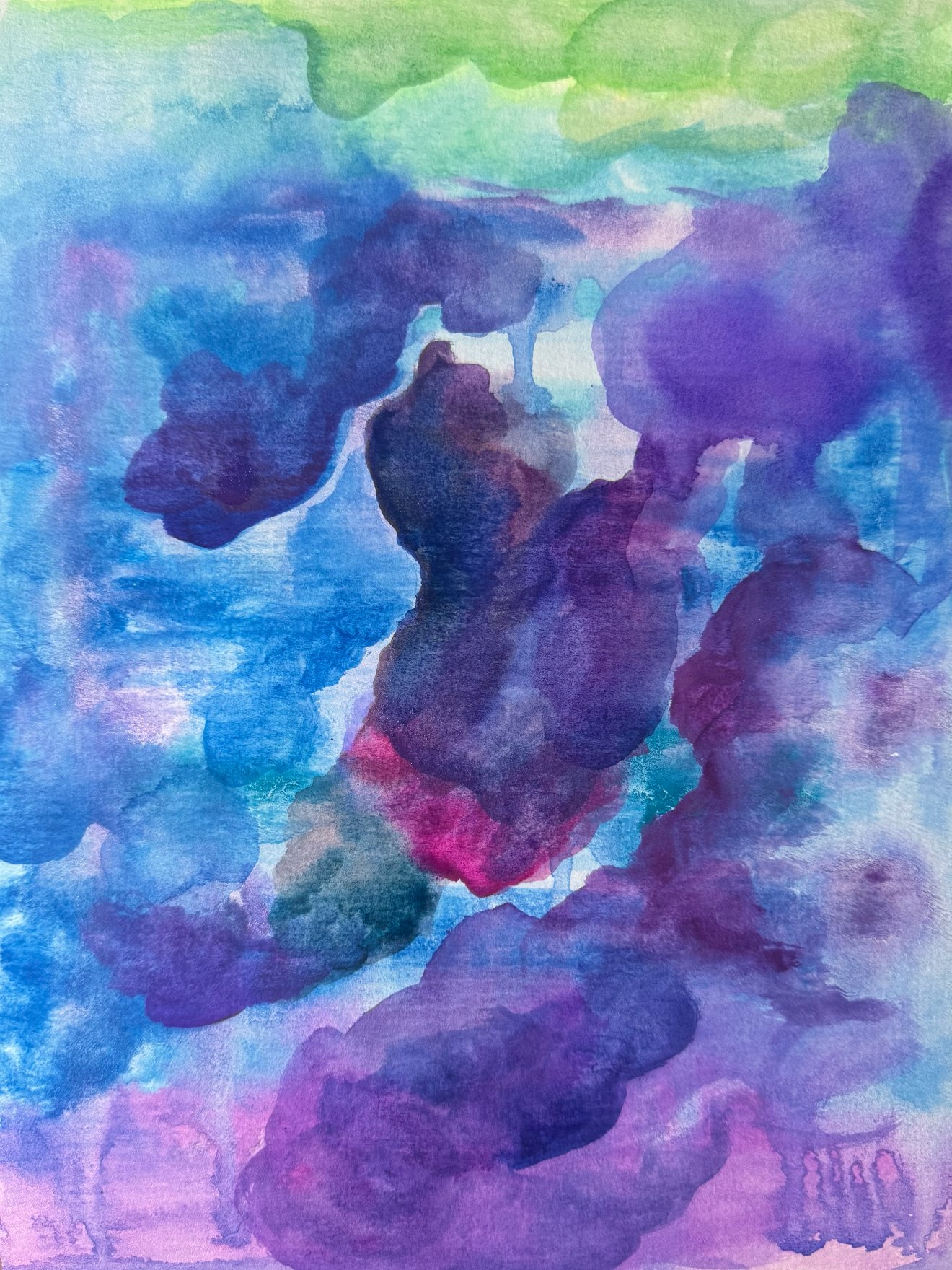 Bluesy Watercolor Shirt product image (5)