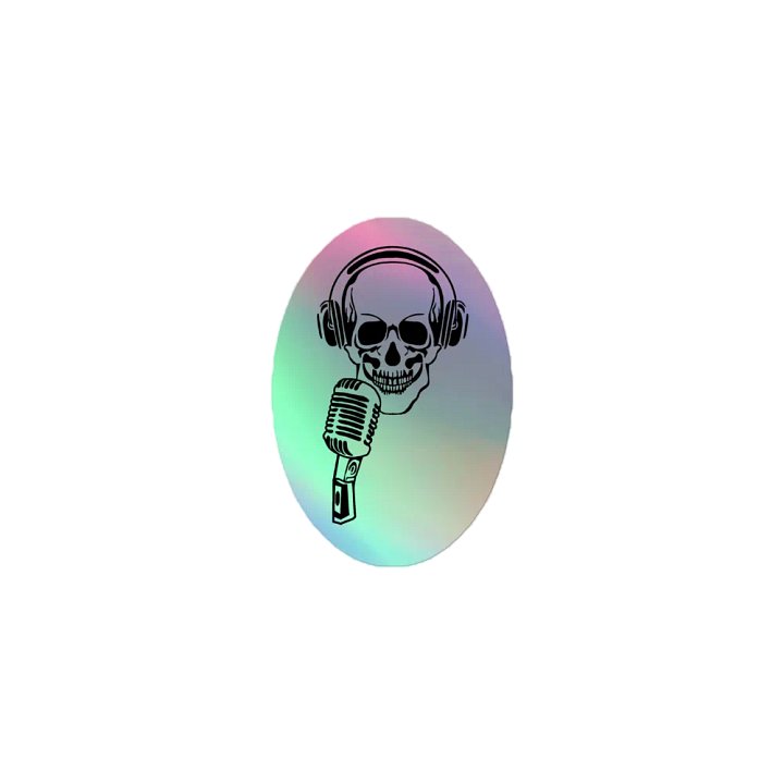 Death Calls Skull Logo Sticker product image (1)