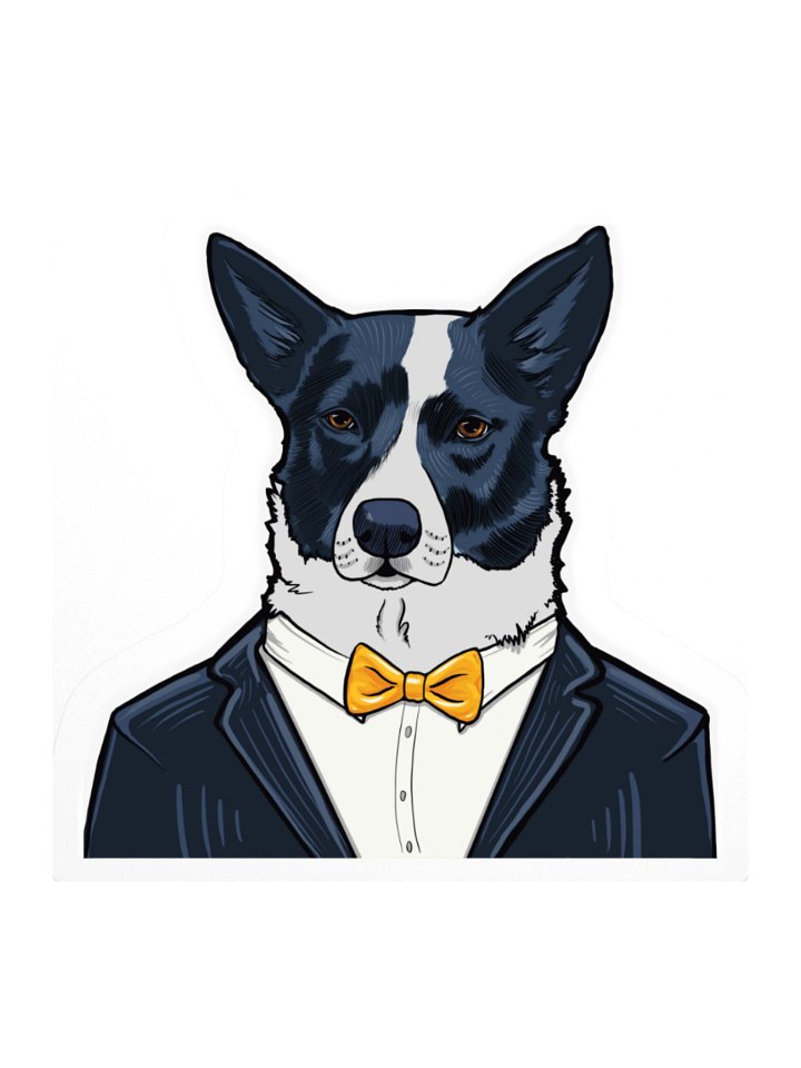 Handsome Nut Sticker product image (3)