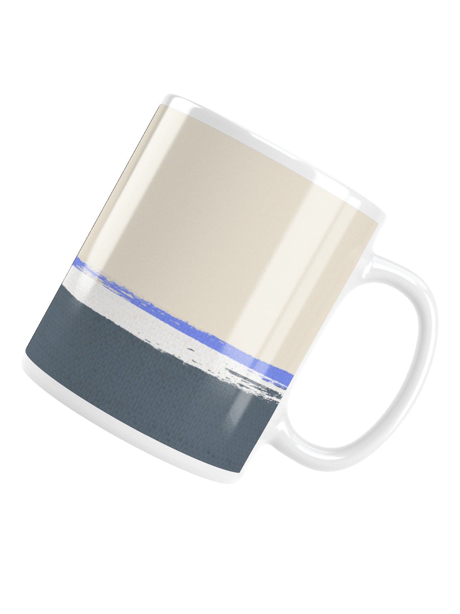 Abstract Horizon Mug, Modern Beach House Decor, product image (6)