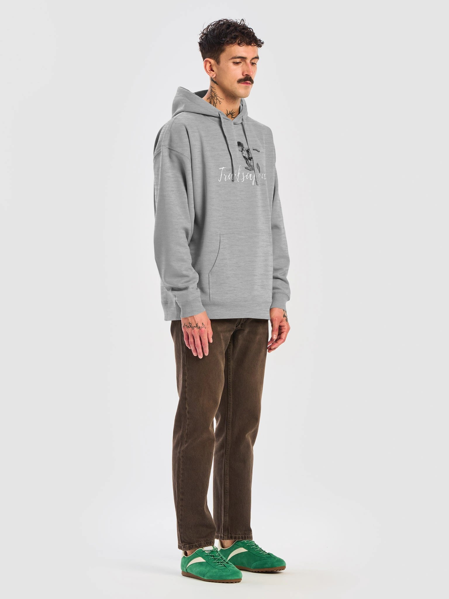 ECO-Friendly & Organic Premium Quality - Unisex Relaxed Hoodie with TRAILSAPIENS LOGO product image (7)