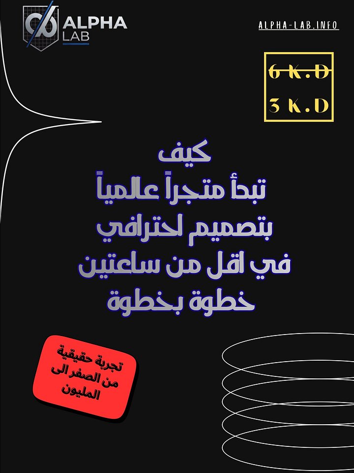 خطوات تصميم متجر احترافي من الصفر (حتى لو لم تكن مبرمجاً) product image (1)