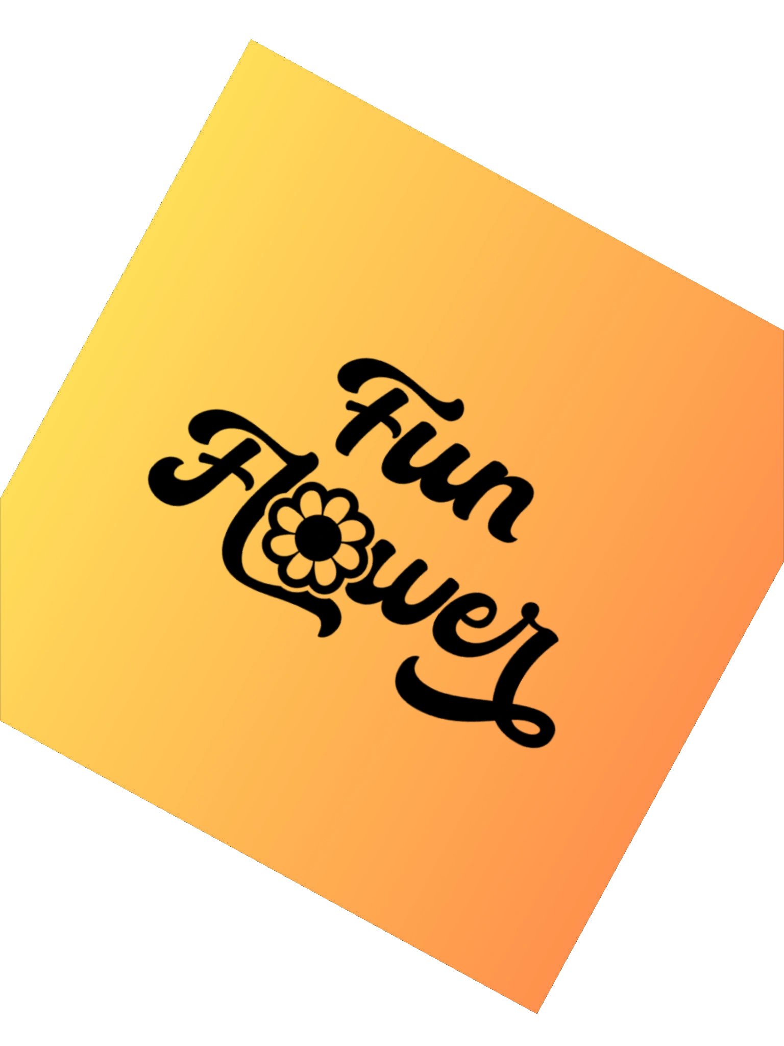 Orange Funflower Sticker product image (2)