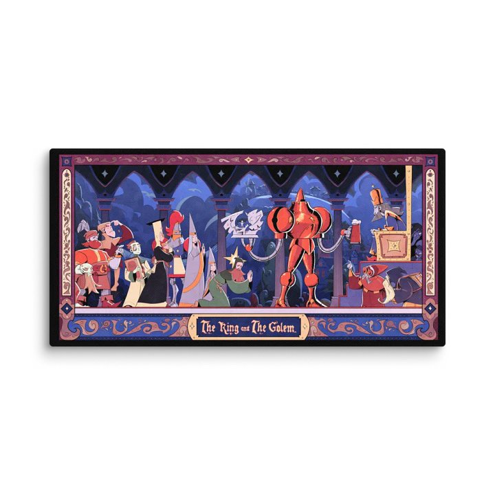 The King and The Golem - Canvas print product image (1)