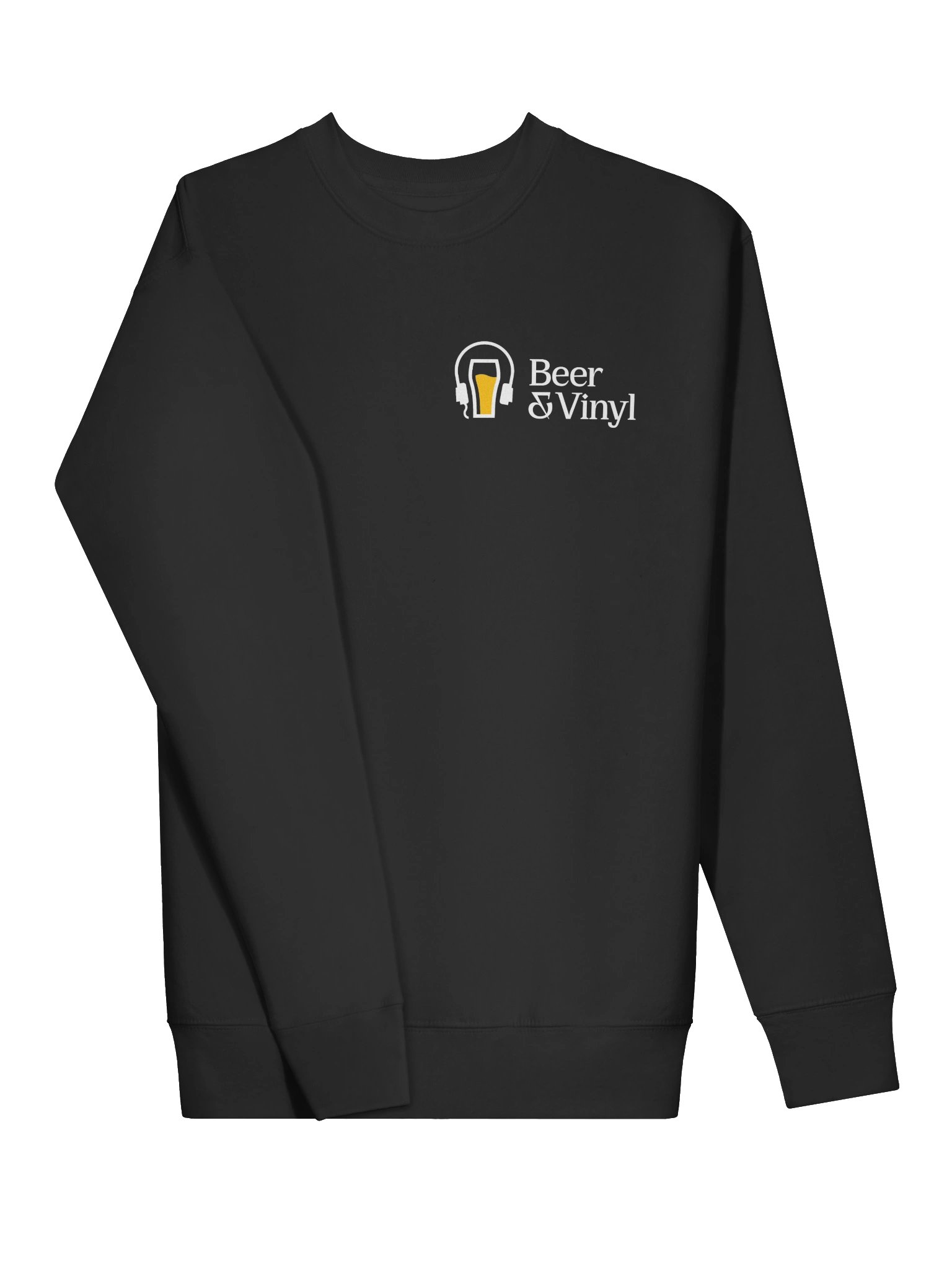 Beer & Vinyl Black Sweater product image (3)