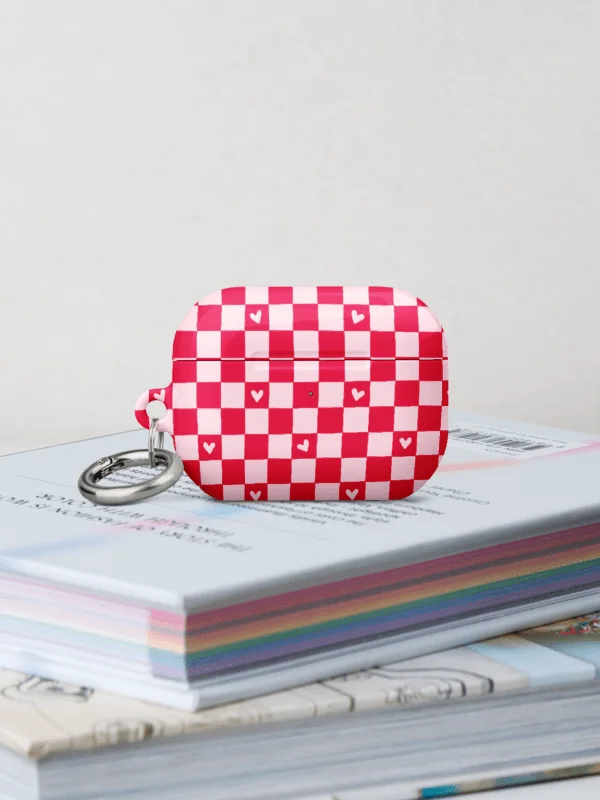 Checked Heart Dreams AirPods® Pro Gen 1 and 2 Gen 1 and 2, Gen 3 Cases. product image (6)