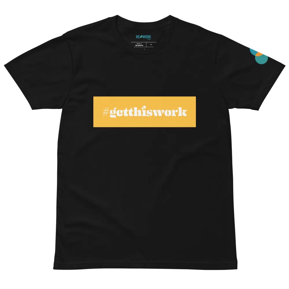 Stylized #GetThisWork Unisex Tee product image (3)