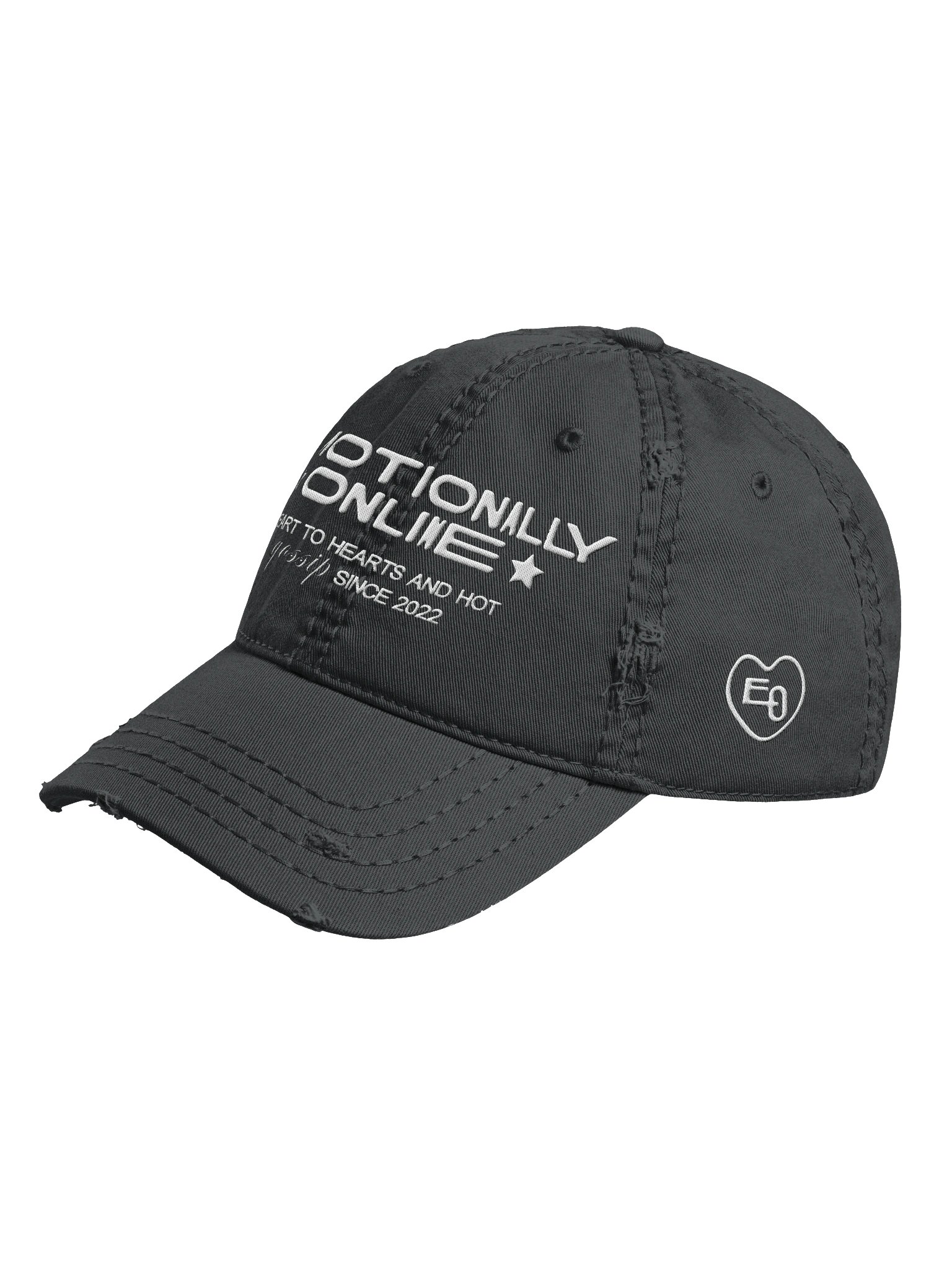 Emotionally Online Distressed Baseball Cap product image (3)
