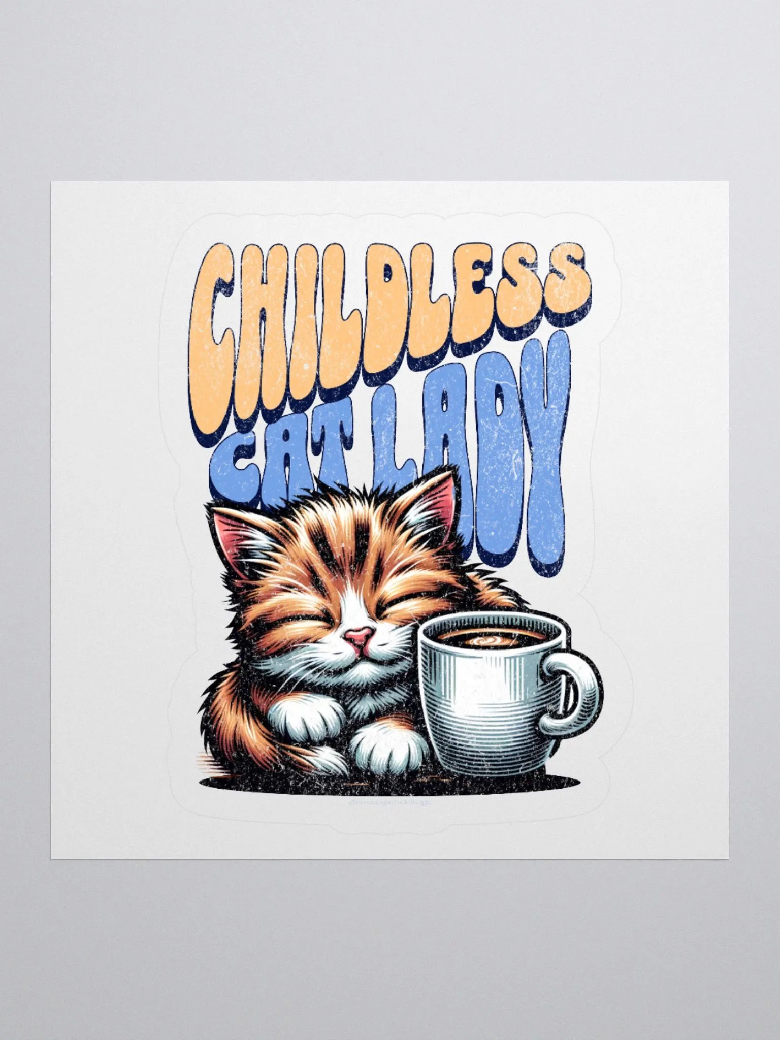 Childless Cat Lady Sticker product image (2)