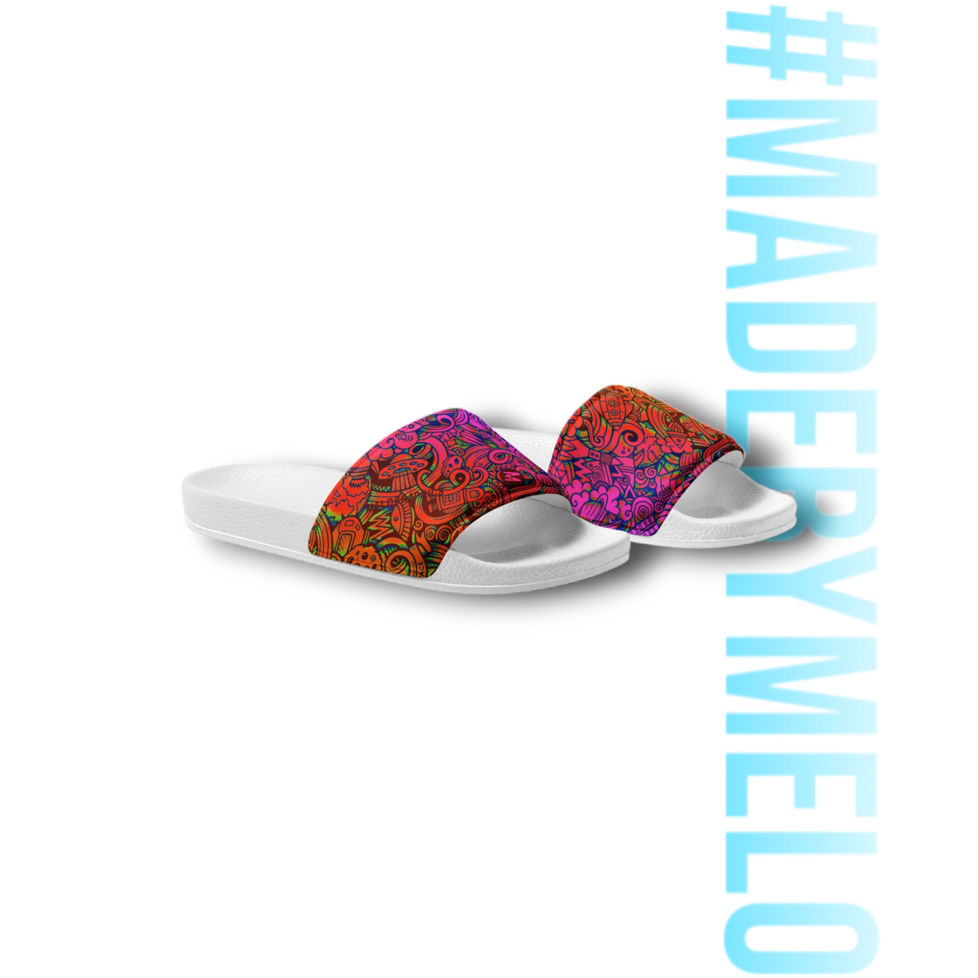 Rainbow Space Scribble - Women's Slides | #MADEBYMELO product image (5)