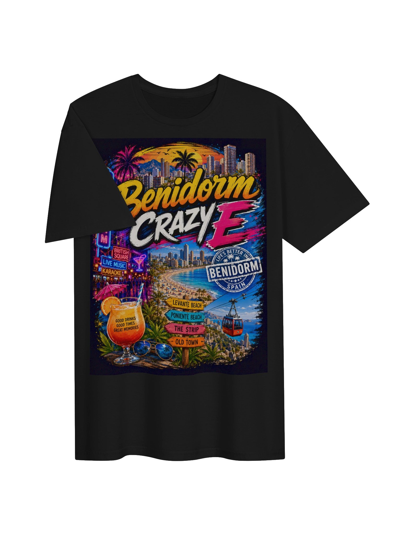 Benidorm Crazy Travel Tee product image (26)
