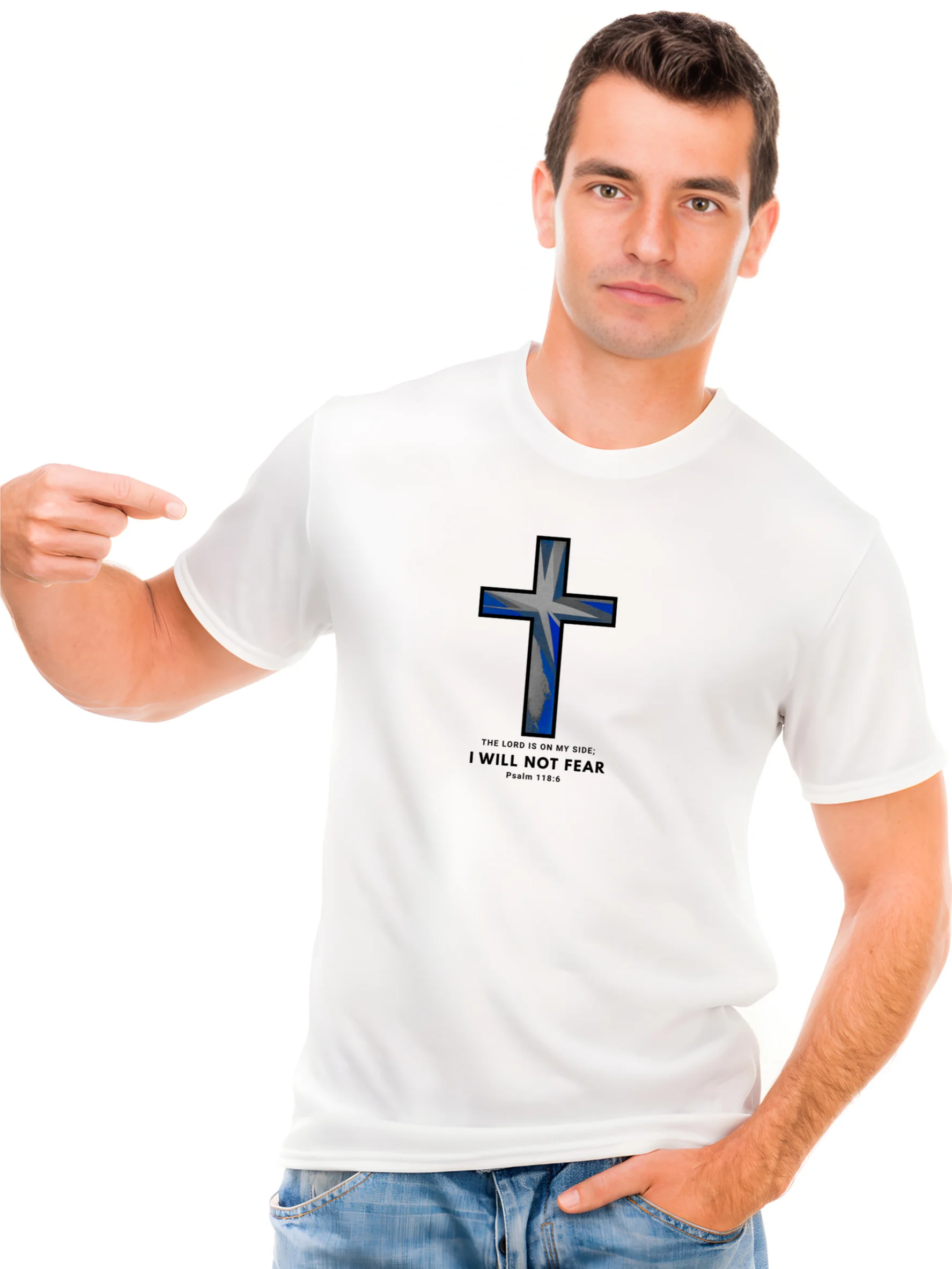 The Lord Is on My Side Scripture Psalm T-Shirt product image (1)