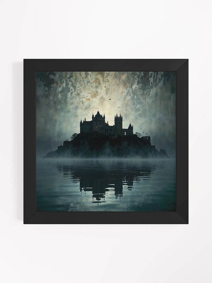 Gothic Castle Reflection Framed Print product image (1)