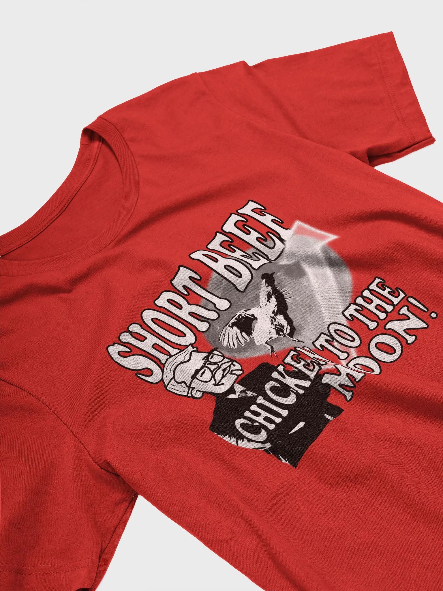 Short Beef, Chicken to the Moon! Color Shirt product image (2)