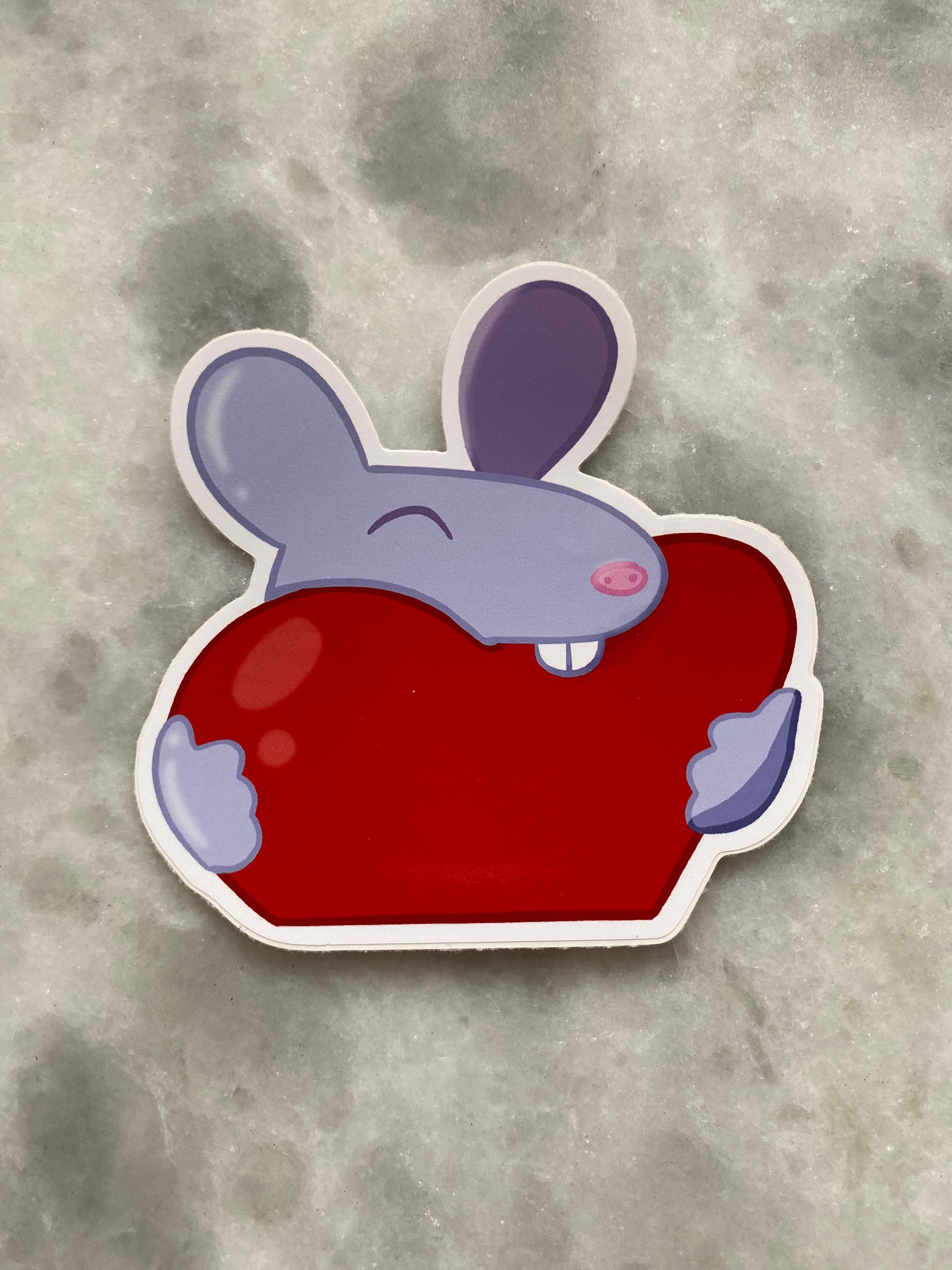 Rat Heart Sticker product image (2)