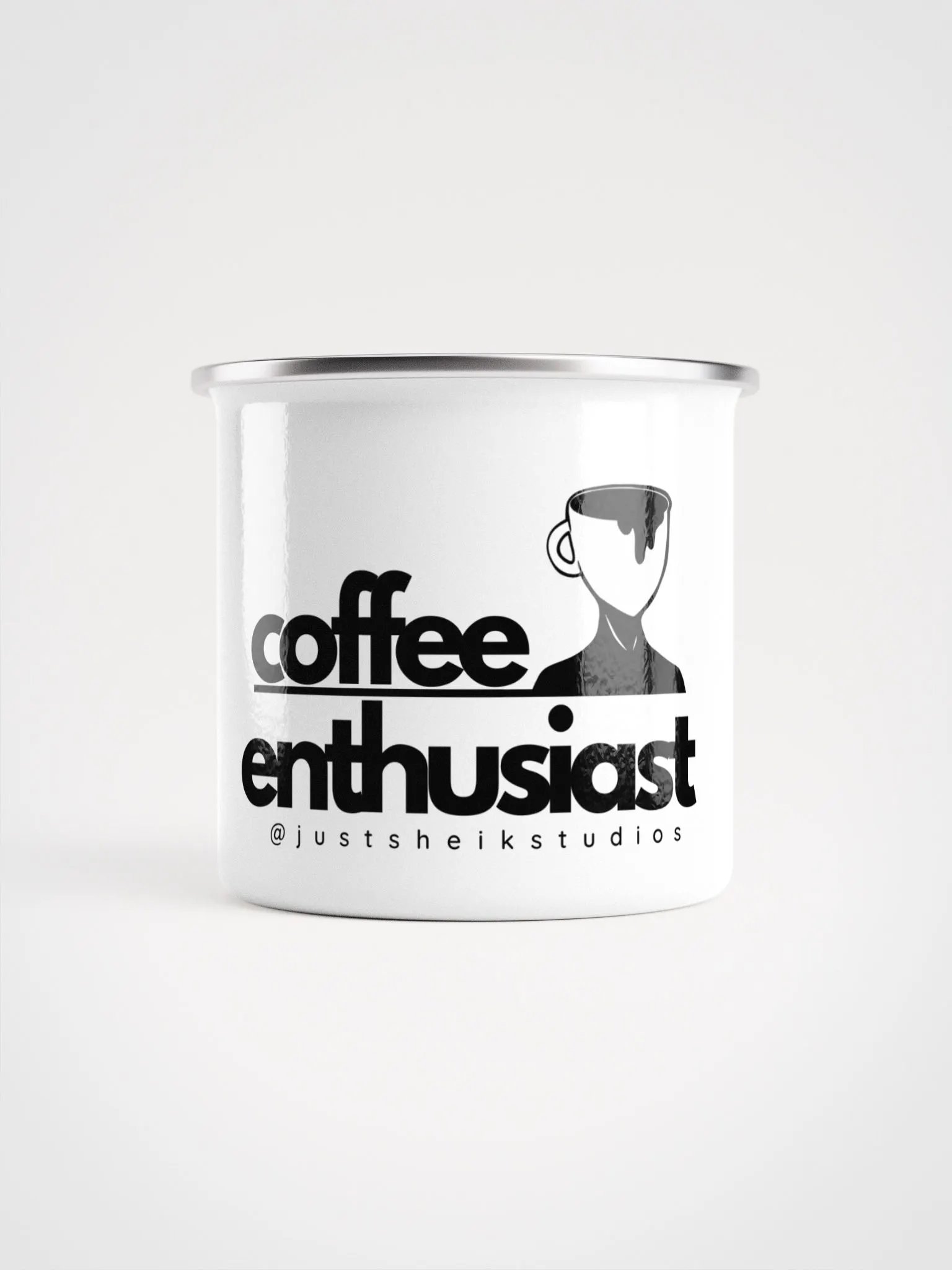 Coffee Enthusiast | enamel mug product image (1)