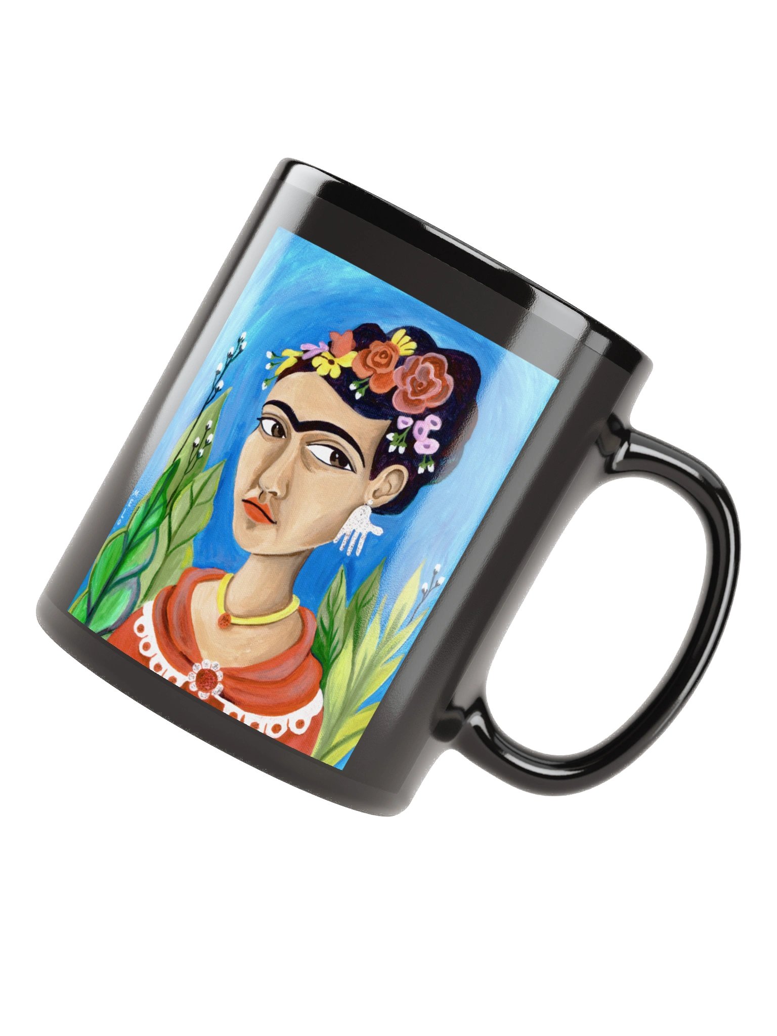 Frida Kahlo Hand Earring MUG product image (4)