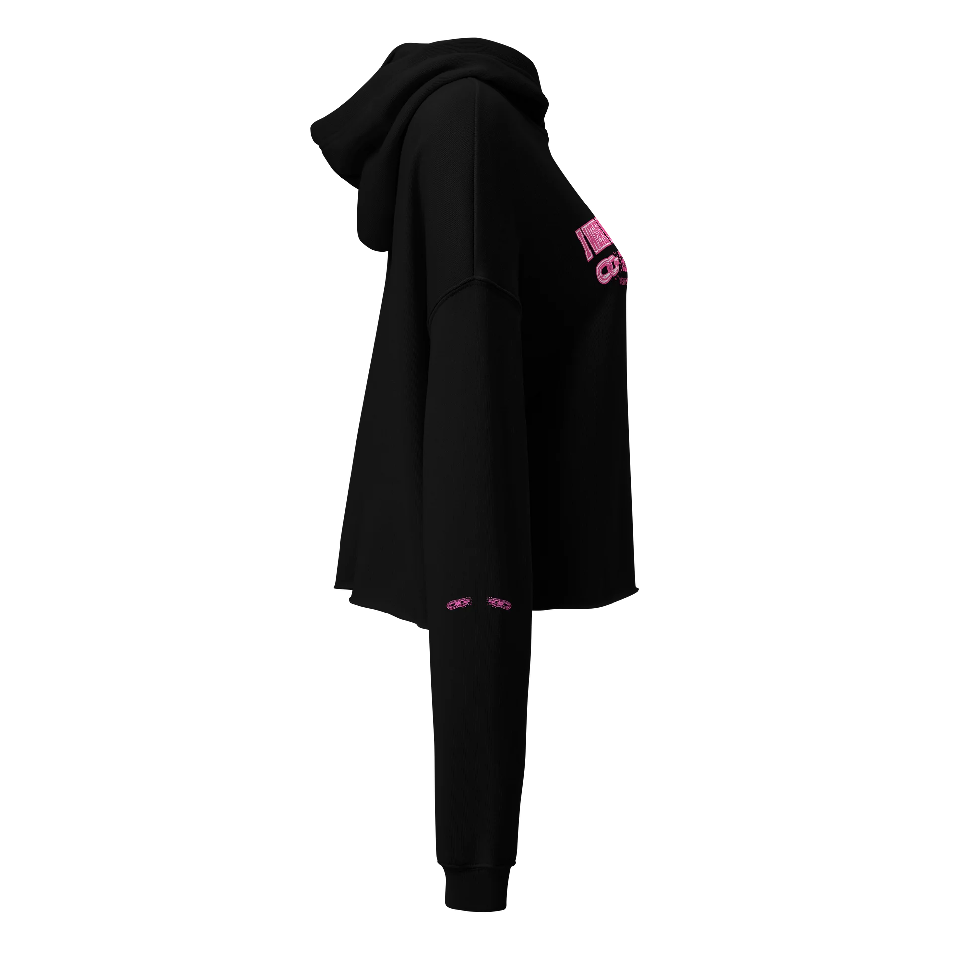 Women's I Wear What I Survived Cropped Hoodie product image (3)