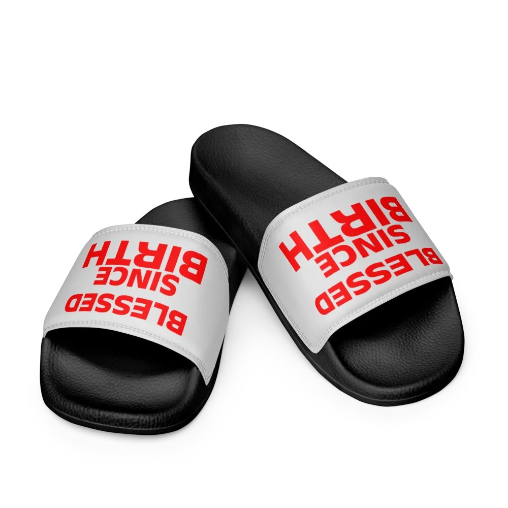 Blessed Since Birth Slides (Unisex) product image (9)