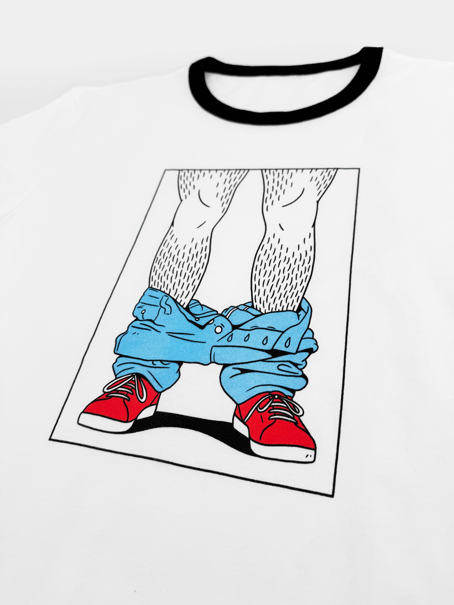 Pants Down Ringer Tee product image (3)