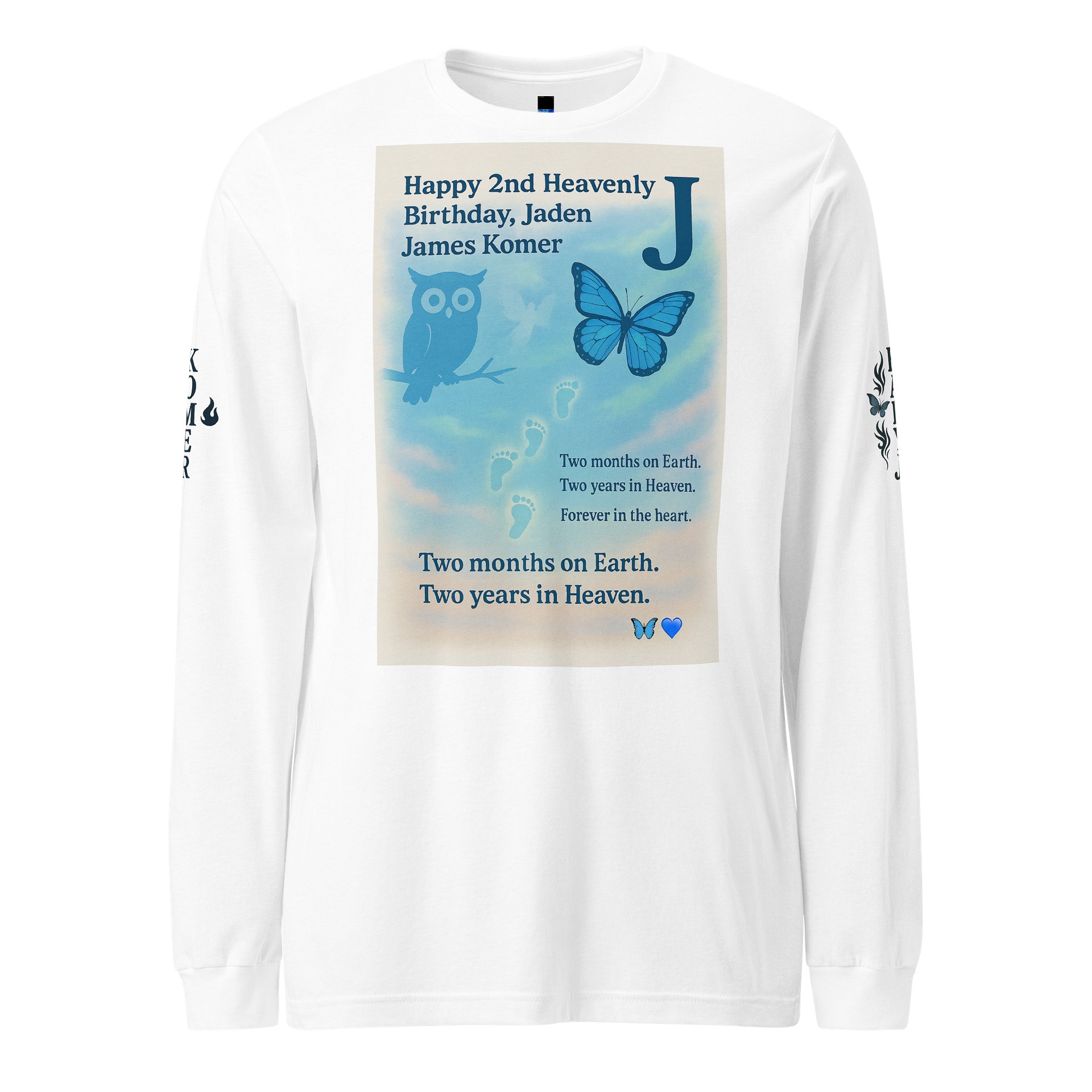 Baby J Heavenly Birthday Tribute Long Sleeve Tee product image (1)