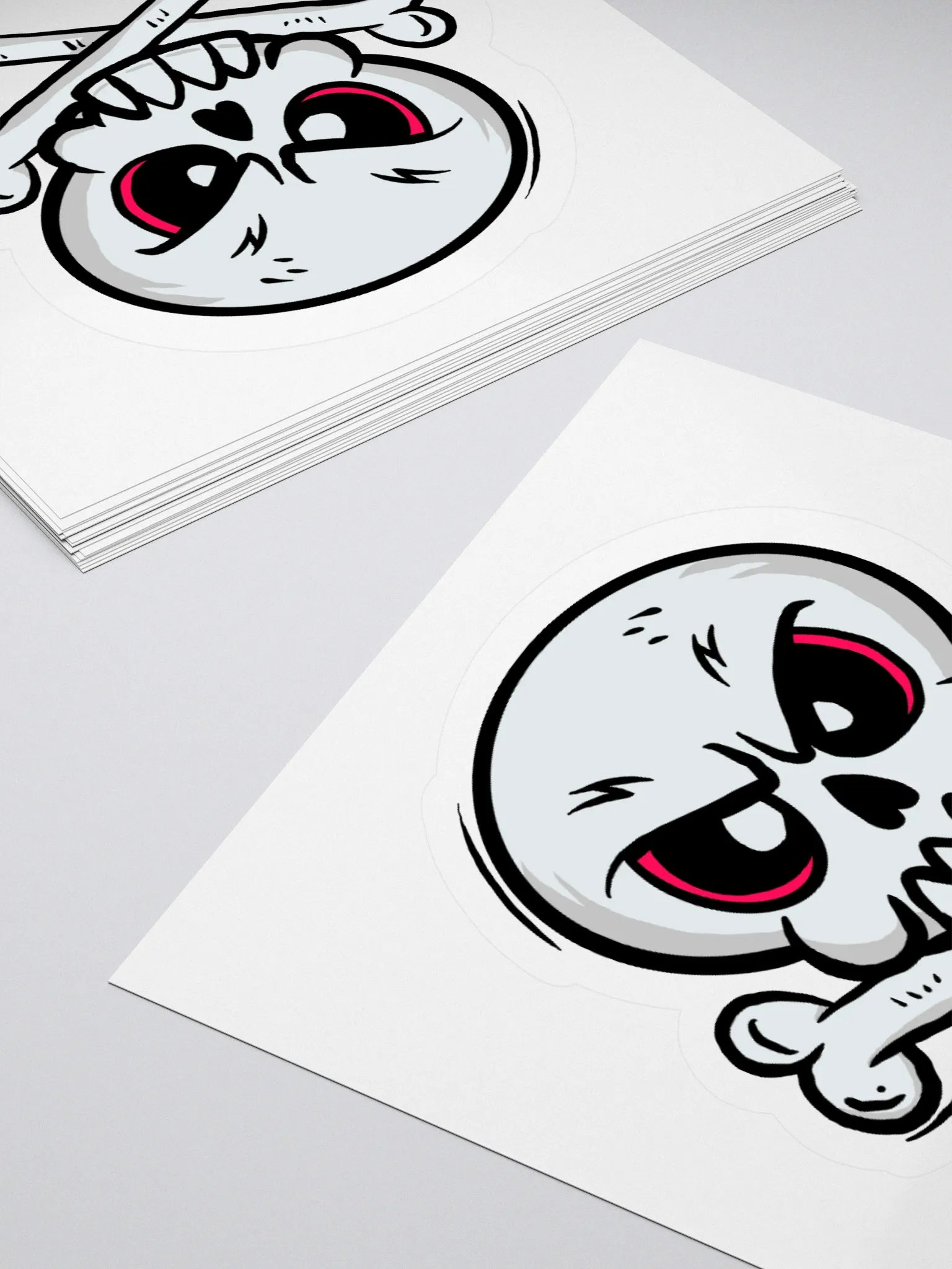 Grumpy Bones Kiss Cut Stickers product image (11)