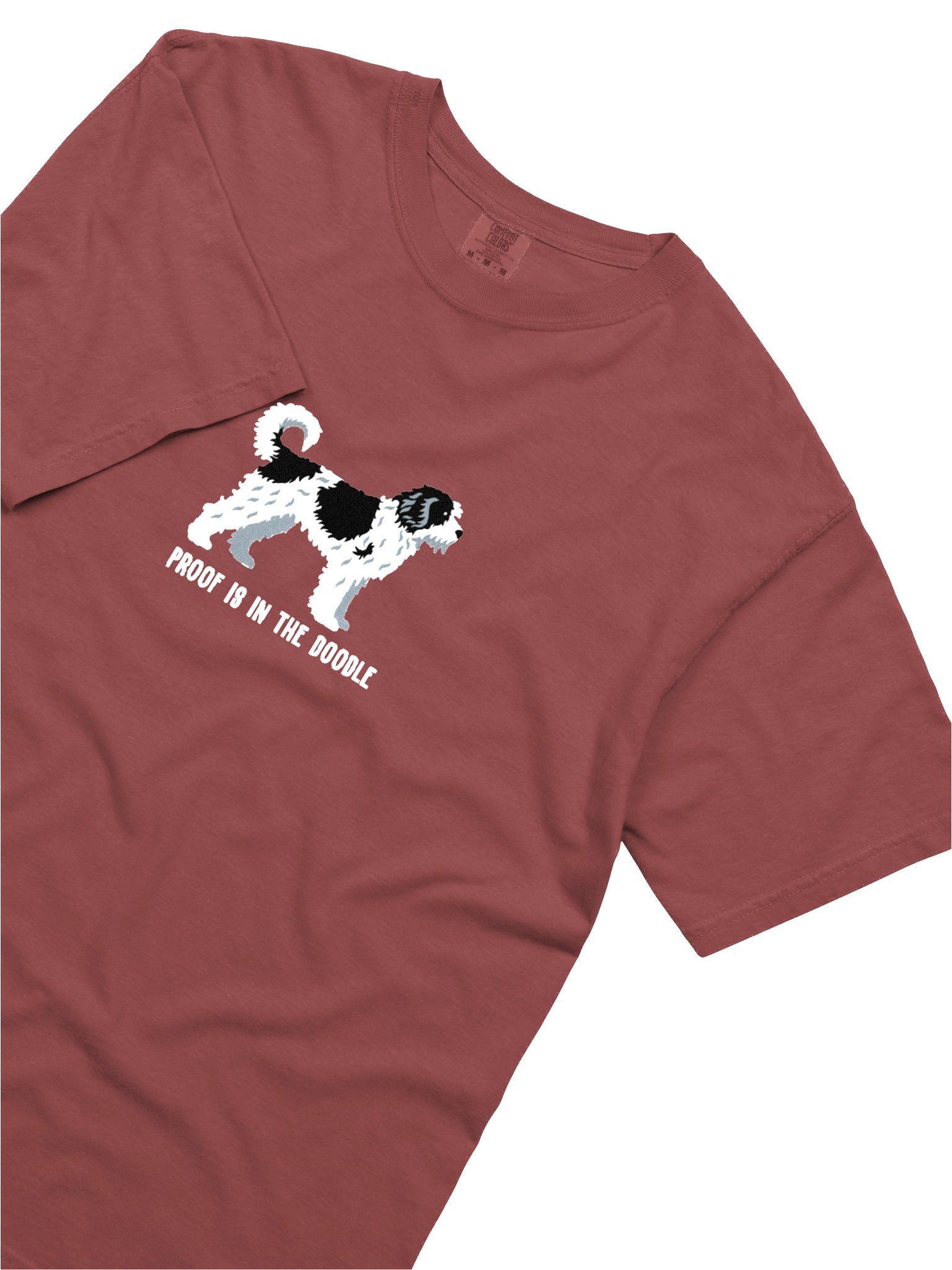 Proof Is in the Doodle T-Shirt(Embroidered) of a Sheepadoodle product image (8)