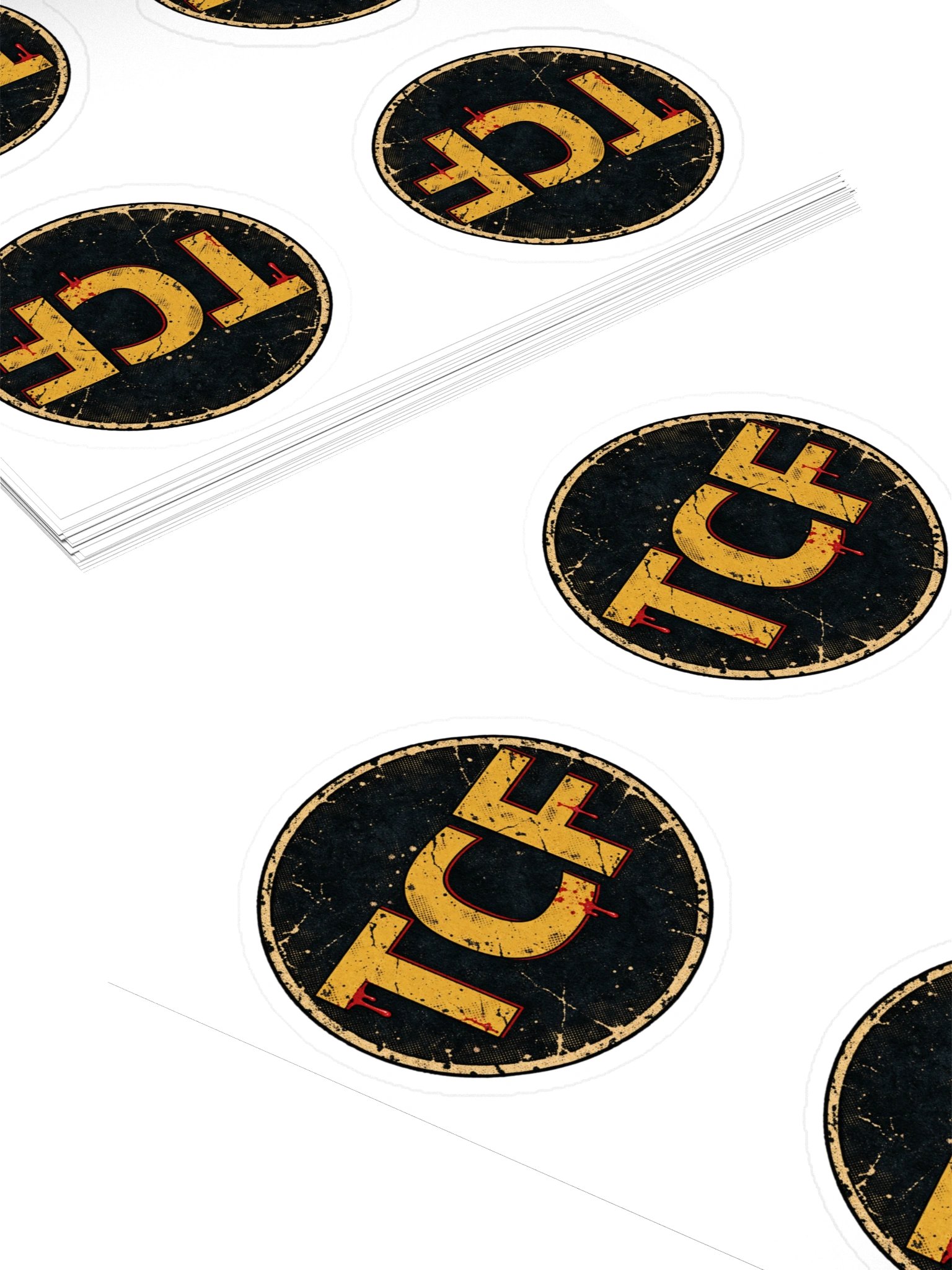 TCF Halloween Logo Kiss Cut Stickers product image (4)