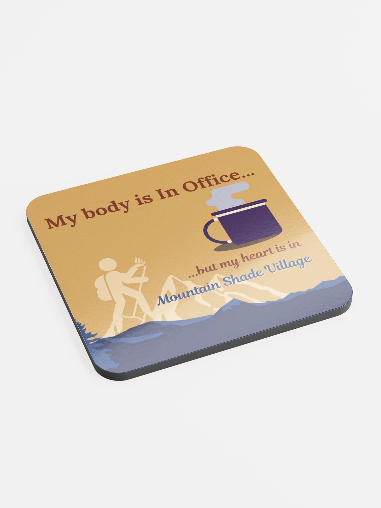 My Body is In Office Coaster product image (2)