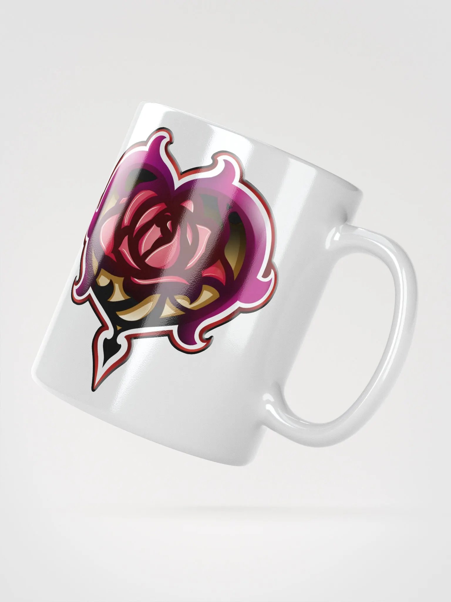 Zagarose White Glossy Mug product image (2)