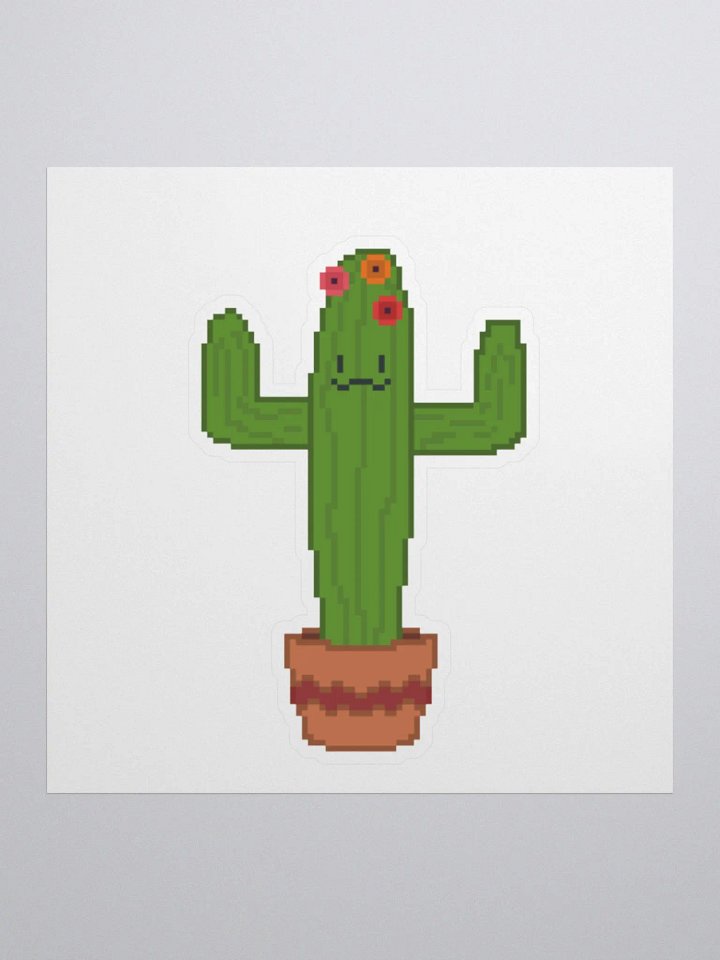 Cactus Claude Sticker product image (1)