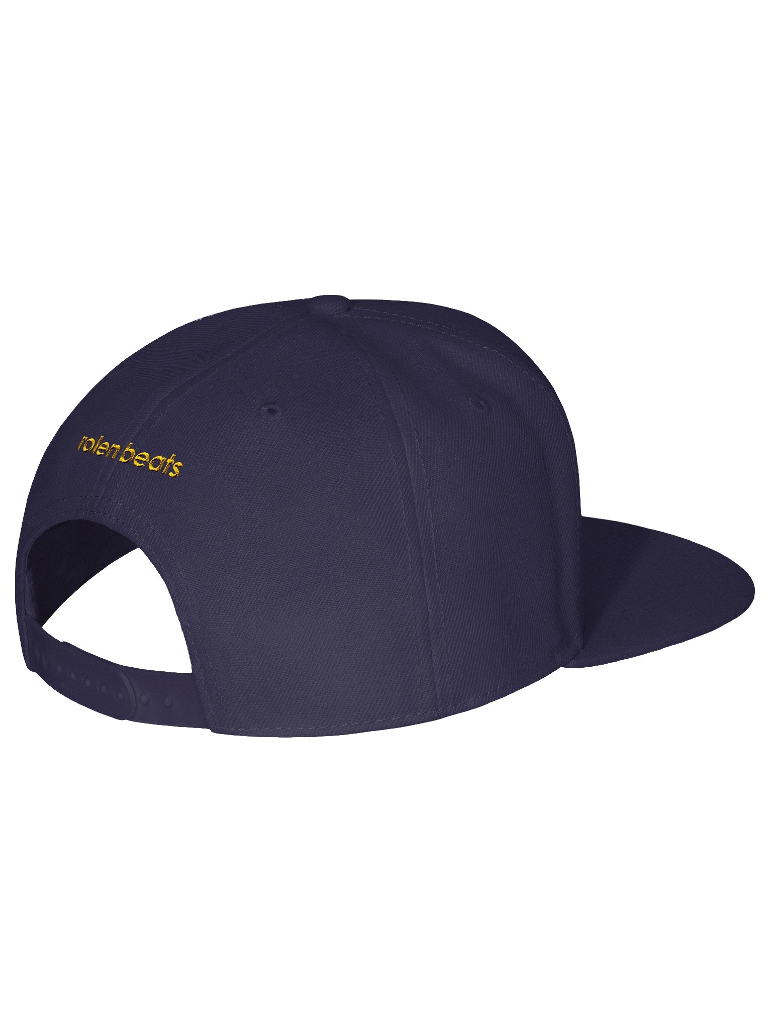 Flat Bill Rolen Beats Icon Split Script Hat – Yellow Split Hrz Logo product image (19)